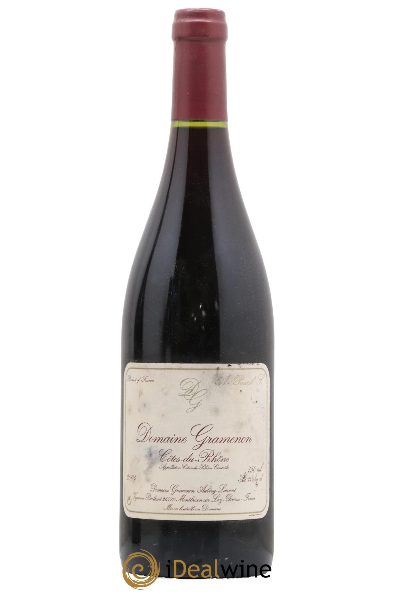 Côtes-du-Rhône A Pascal S. Gramenon (Domaine) 2004 - Lot de 1 bouteille - 0