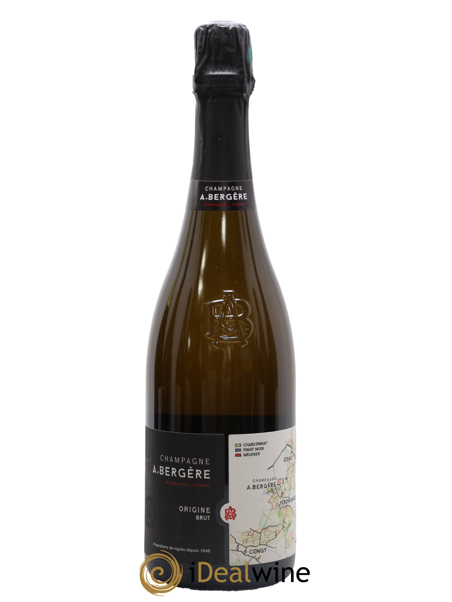 Champagne Brut Origine A. Bergère Brut Origine - Lot de 1 bouteille - 0