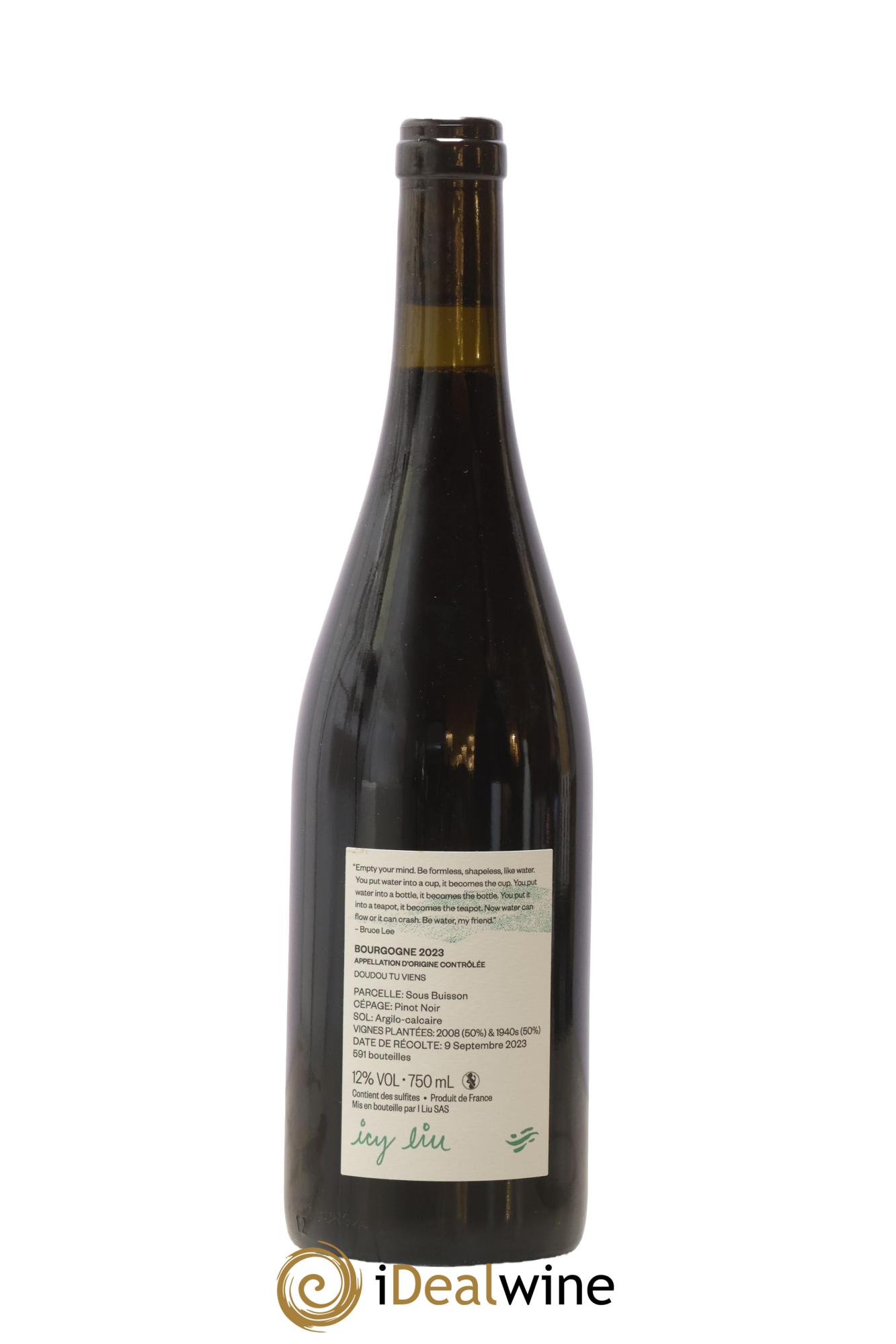 Bourgogne Doudou tu viens Icy Liu 2023 - Lot of 1 bottle - 1