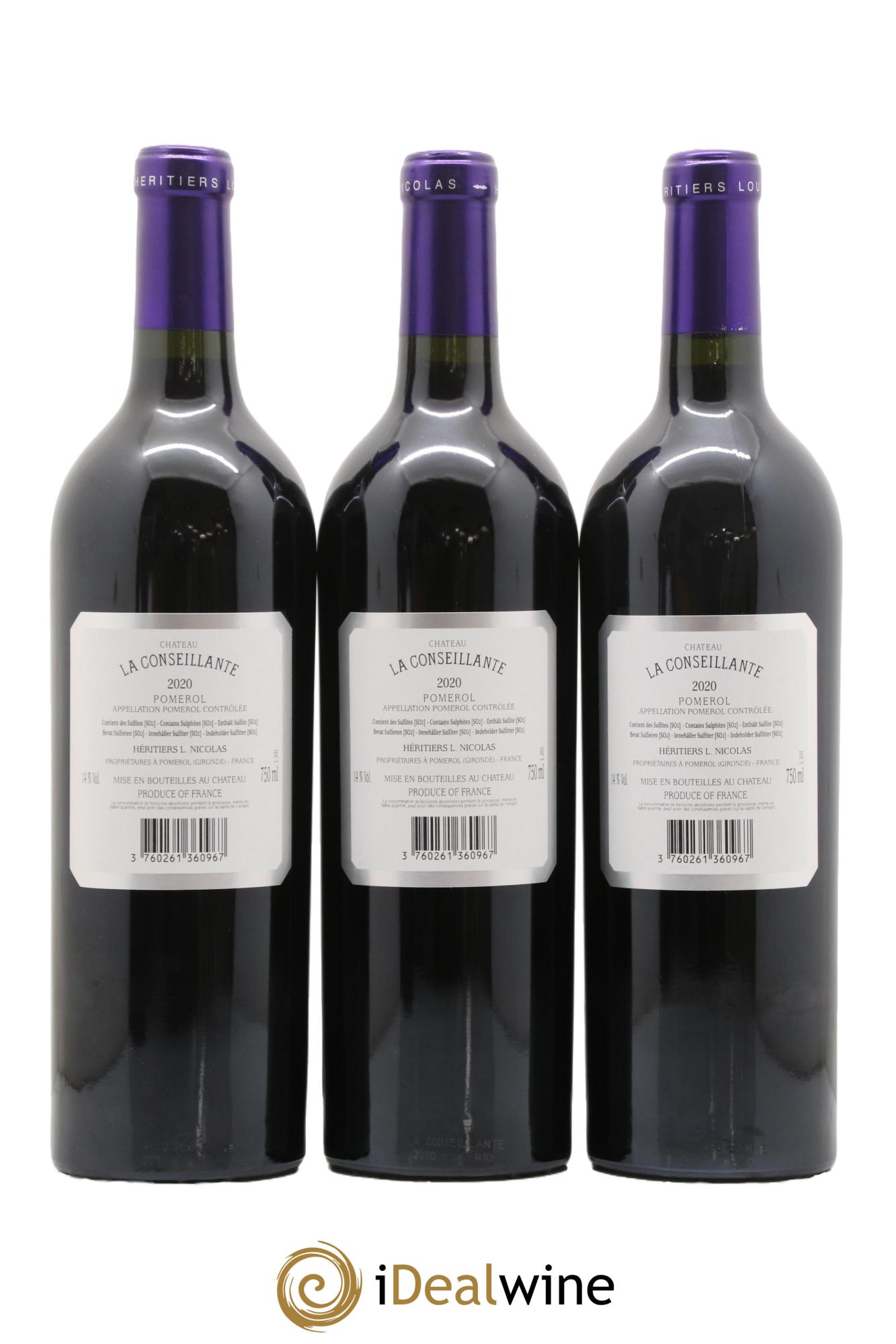Château la Conseillante 2020 - Lot of 6 bottles - 4