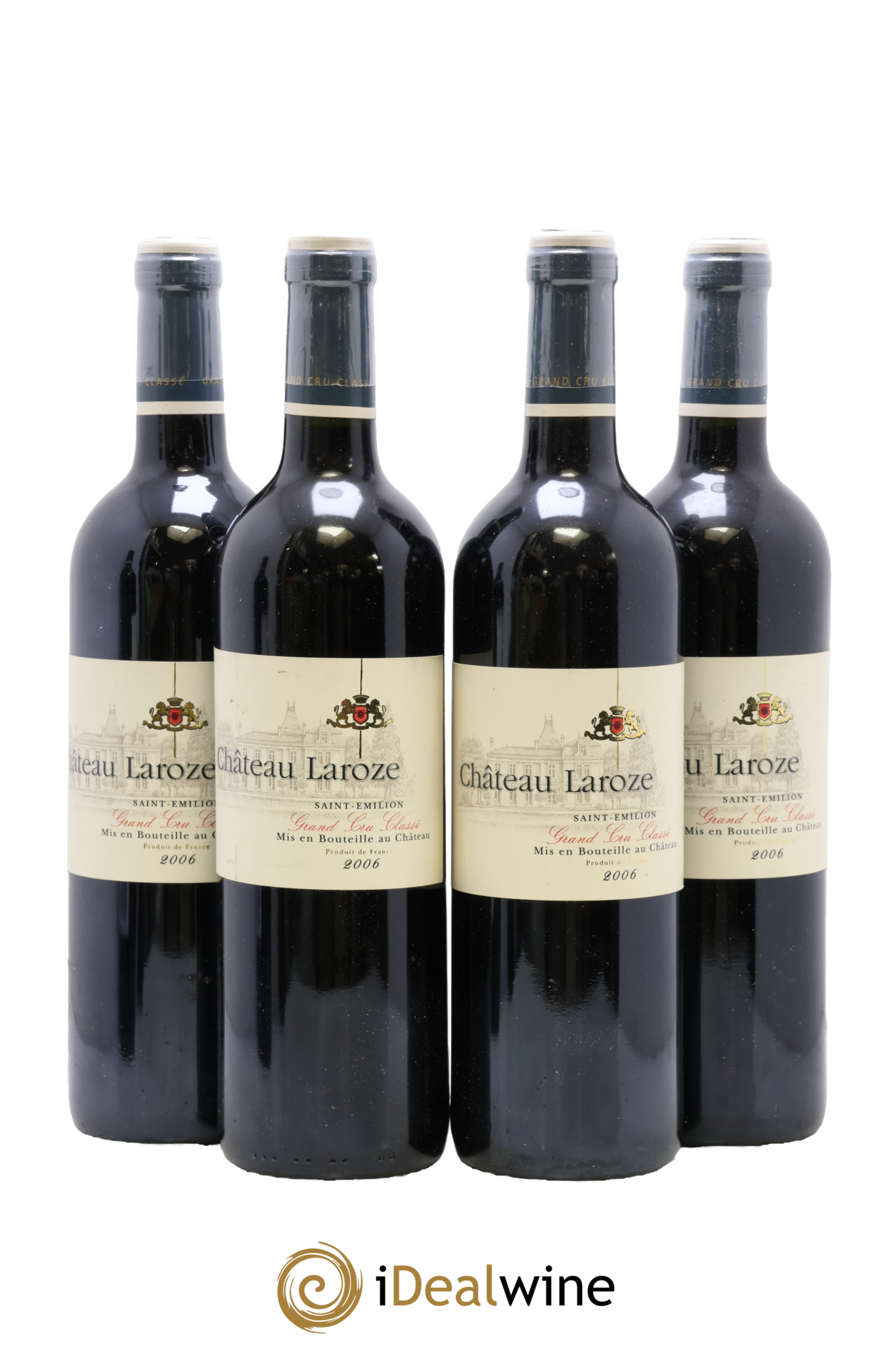 Château Laroze Grand Cru Classé 2006 - Lot de 4 bouteilles - 0