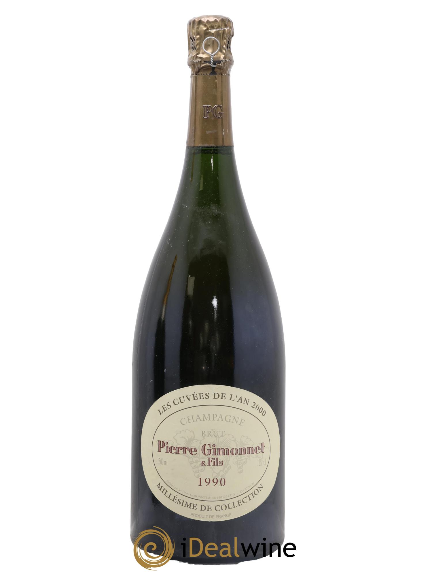 Champagne Les Cuvees de L’an Pierre Gimonnet 1990 - Lot de 1 magnum - 0