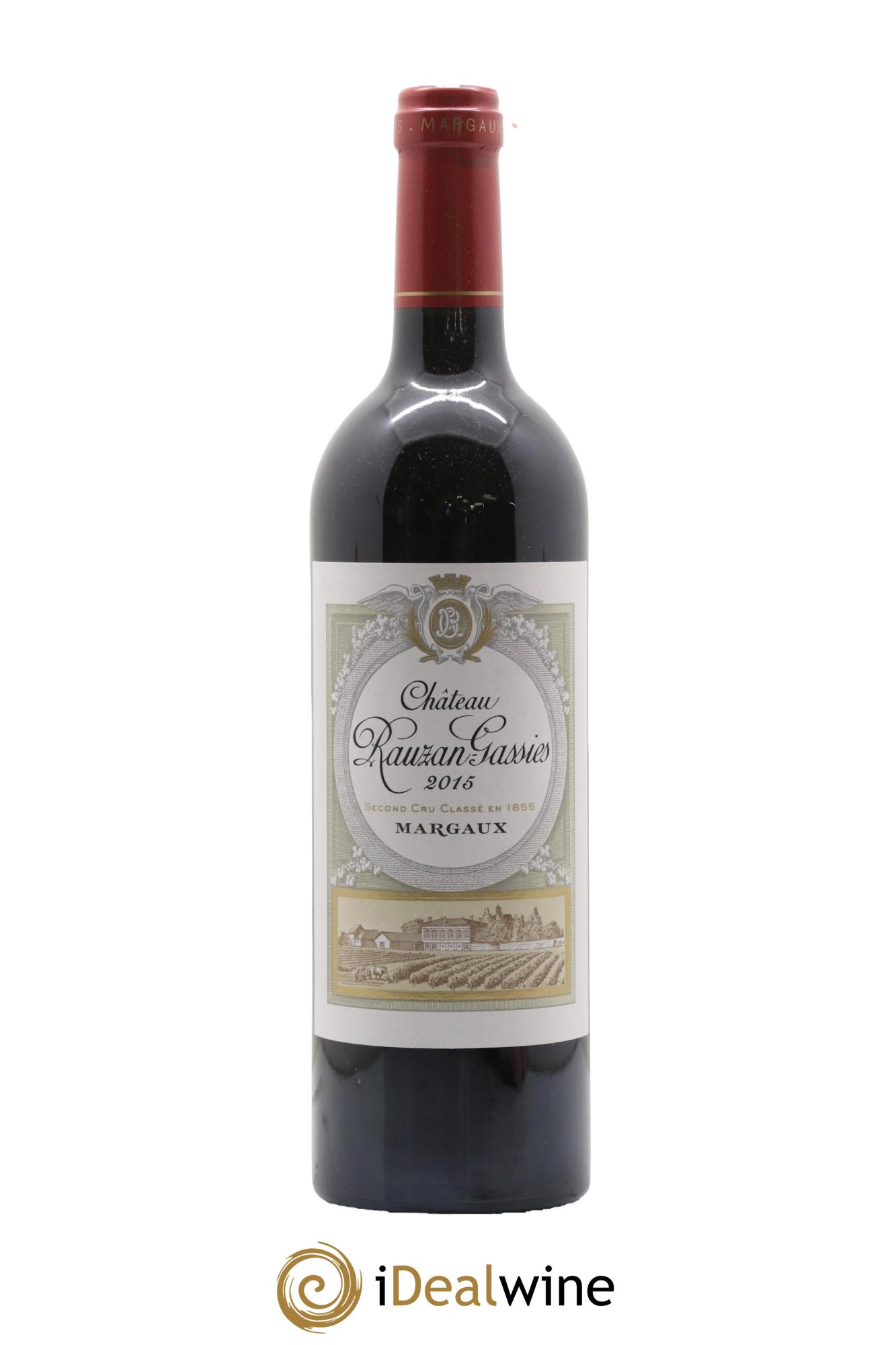 Château Rauzan-Gassies 2ème Grand Cru Classé 2015 - Lot of 1 bottle - 0
