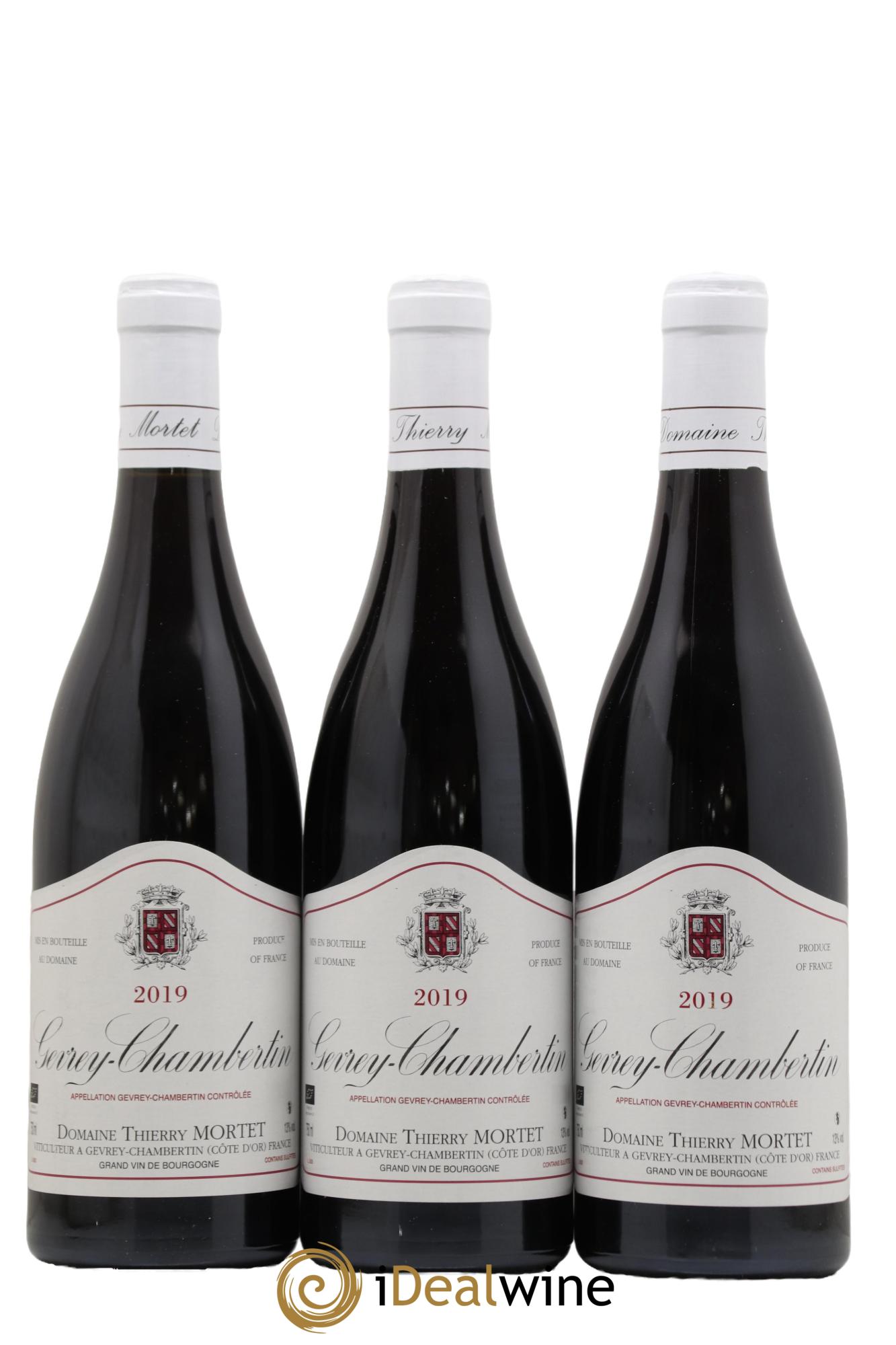 Gevrey-Chambertin Thierry Mortet (Domaine) 2019 - Lot de 3 bouteilles - 0