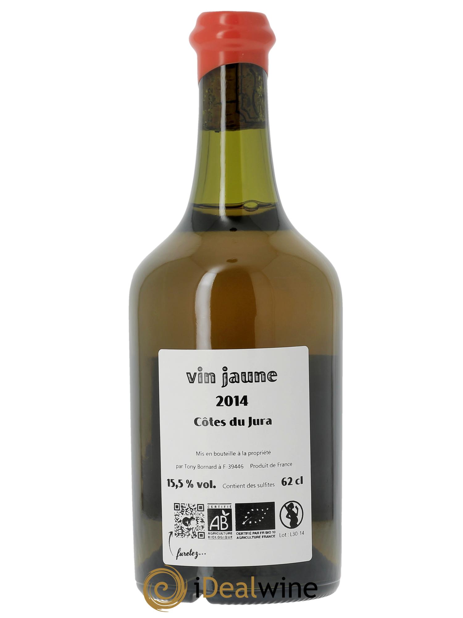 Arbois Pupillin Vin Jaune Bornard  2014 - Lotto di 1 bottiglia - 1