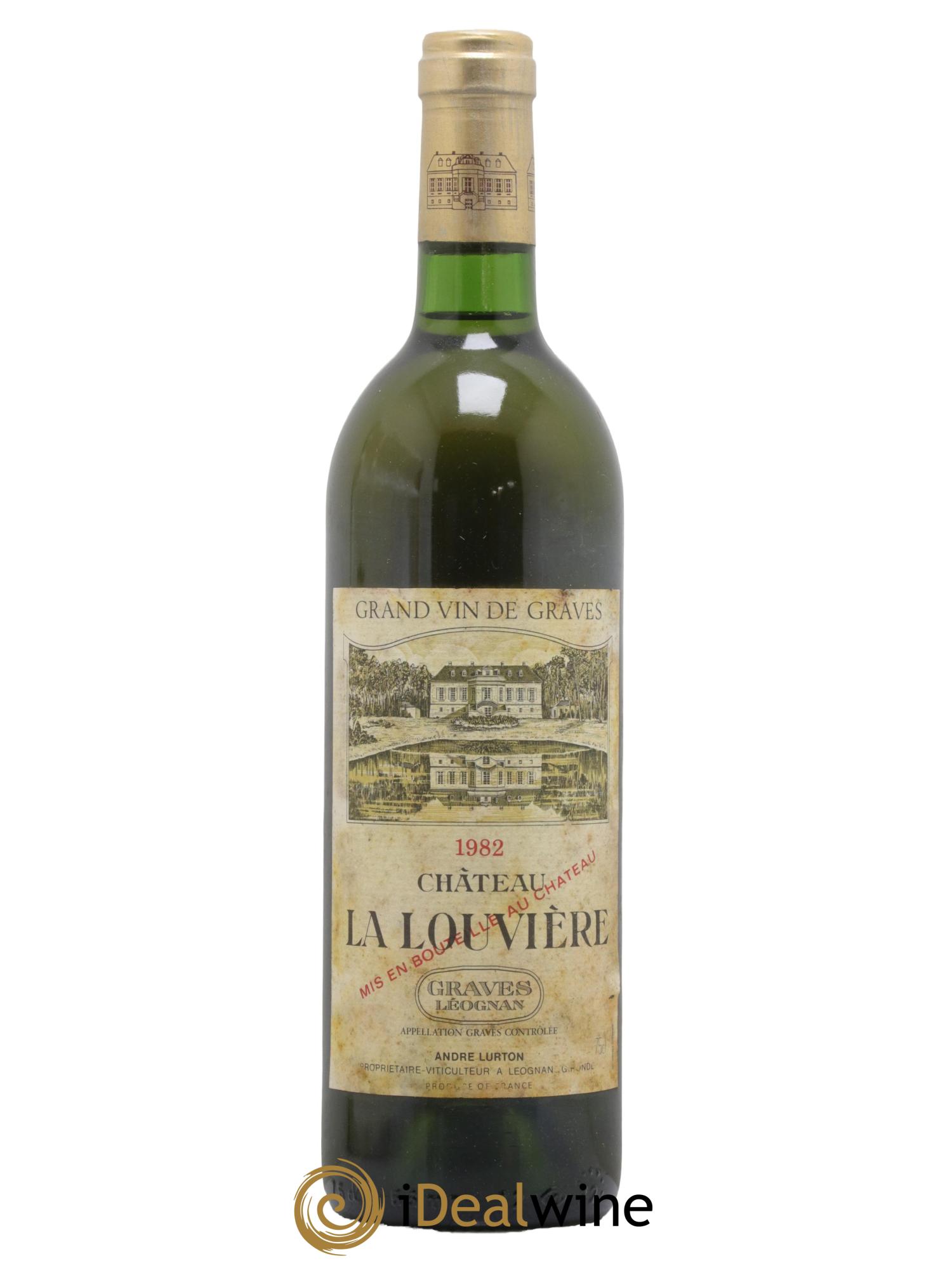 Château la Louvière 1982 - Lot de 1 bouteille - 0