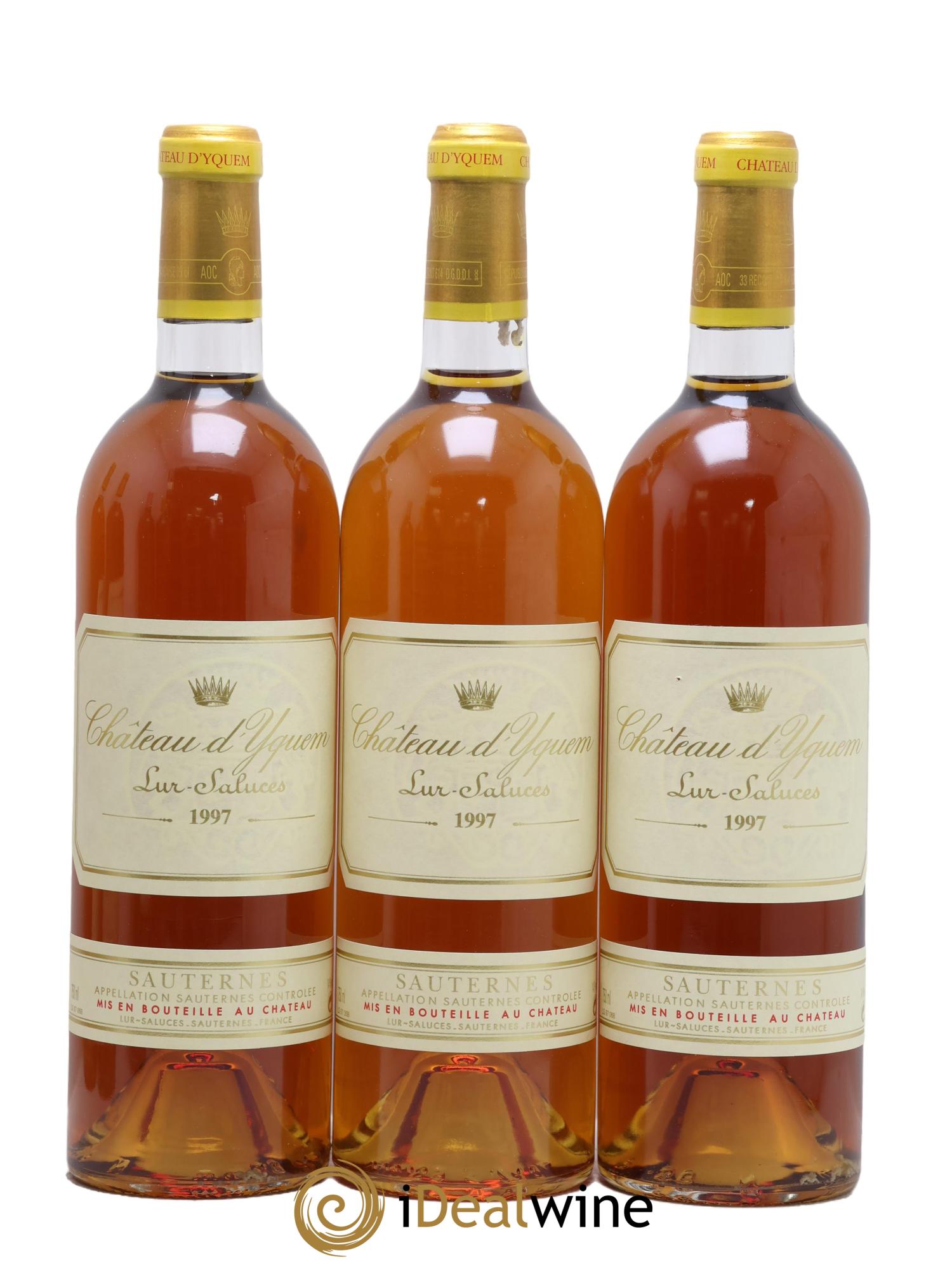 Château d' Yquem 1er Cru Classé Supérieur 1997 - Lot de 6 bouteilles - 1