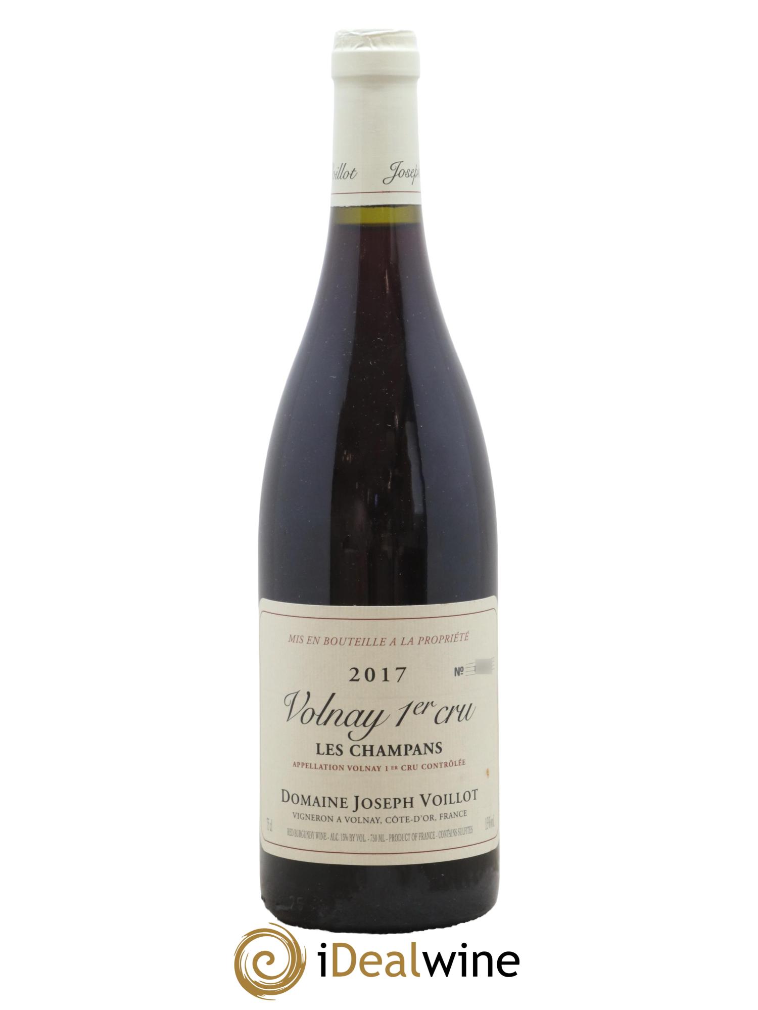 Volnay 1er Cru les Champans Joseph Voillot (Domaine) 2017 - Lot de 1 bouteille - 0