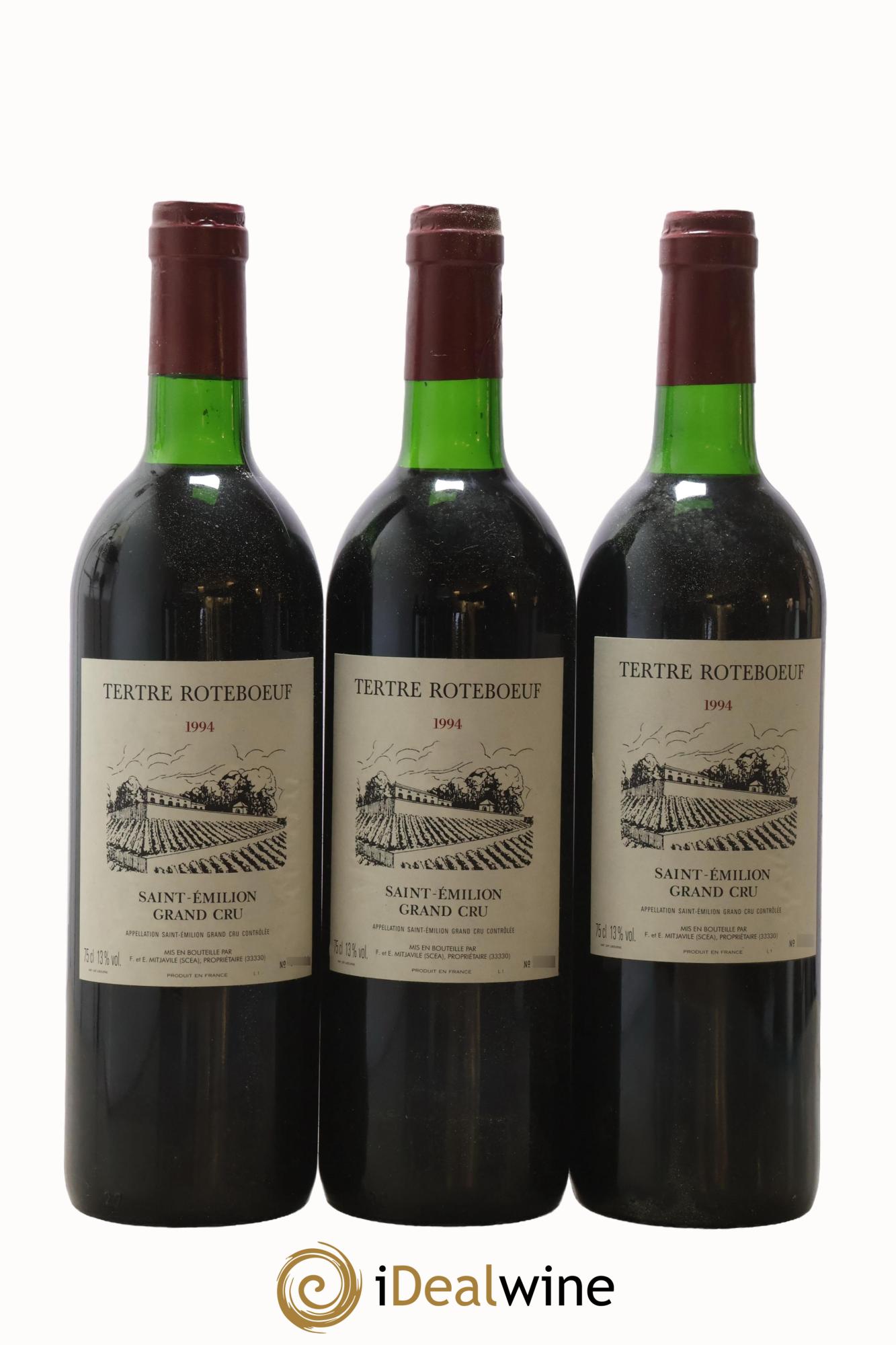 Château Tertre Roteboeuf 1994 - Lot de 6 bouteilles - 1