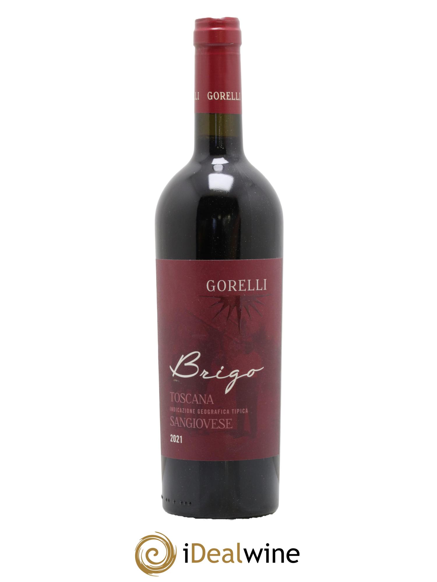 Toscana IGT Brigo Sangiovese G Gorelli 2021 - Lot de 1 bouteille - 0