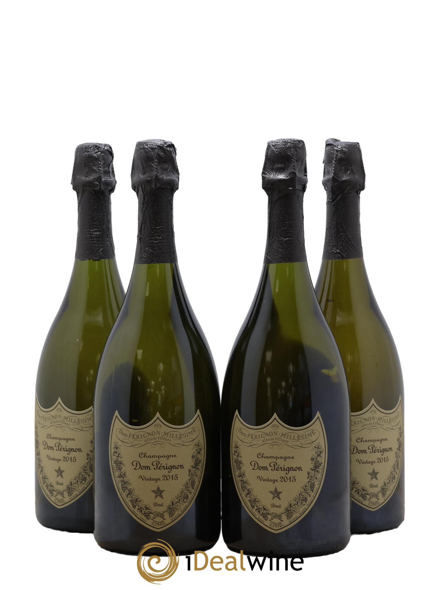 Brut Dom Pérignon 2015 - Lot of 4 bottles - 0