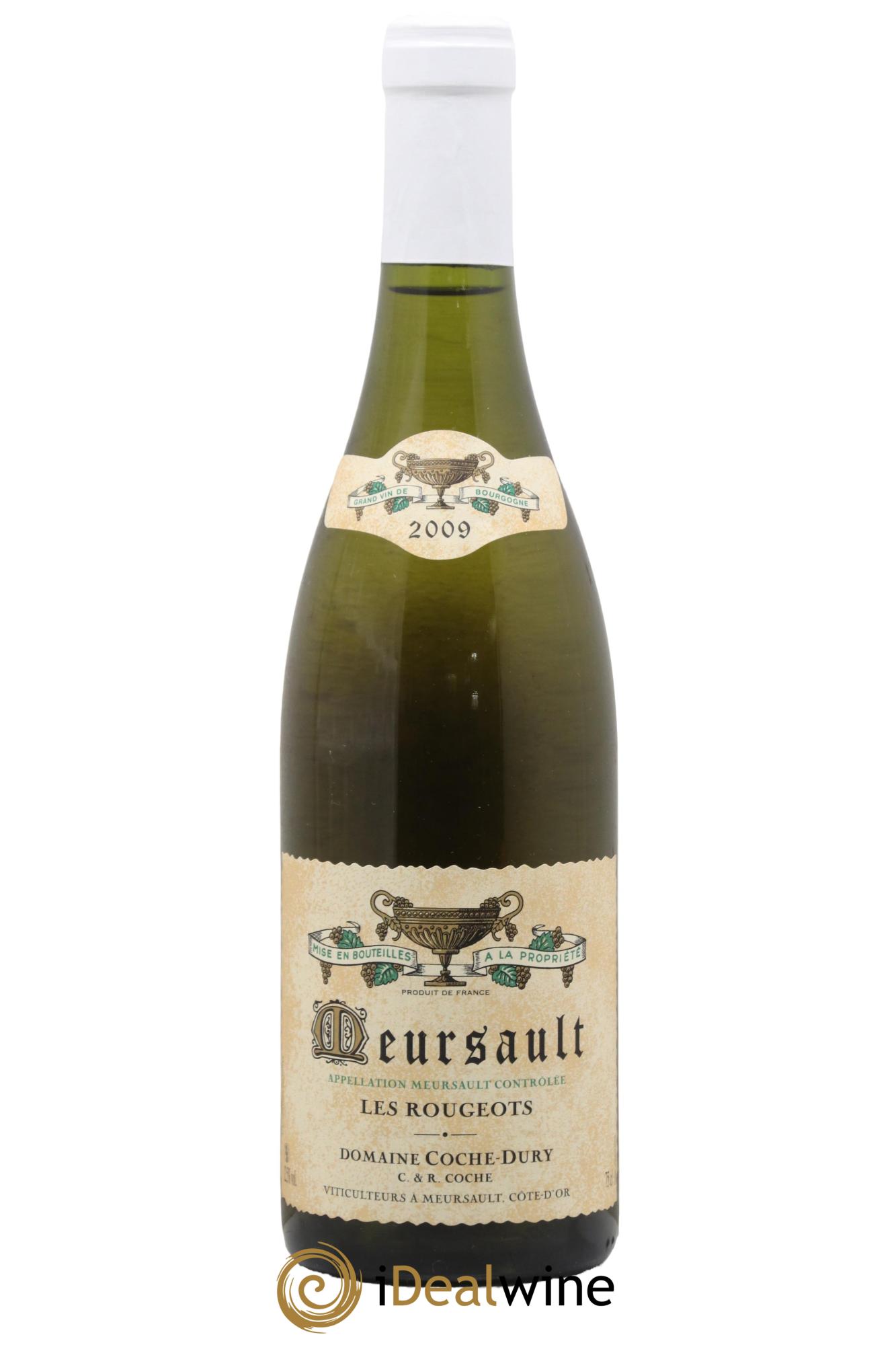 Meursault Les Rougeots Coche Dury (Domaine) 2009 - Lot of 1 bottle - 0