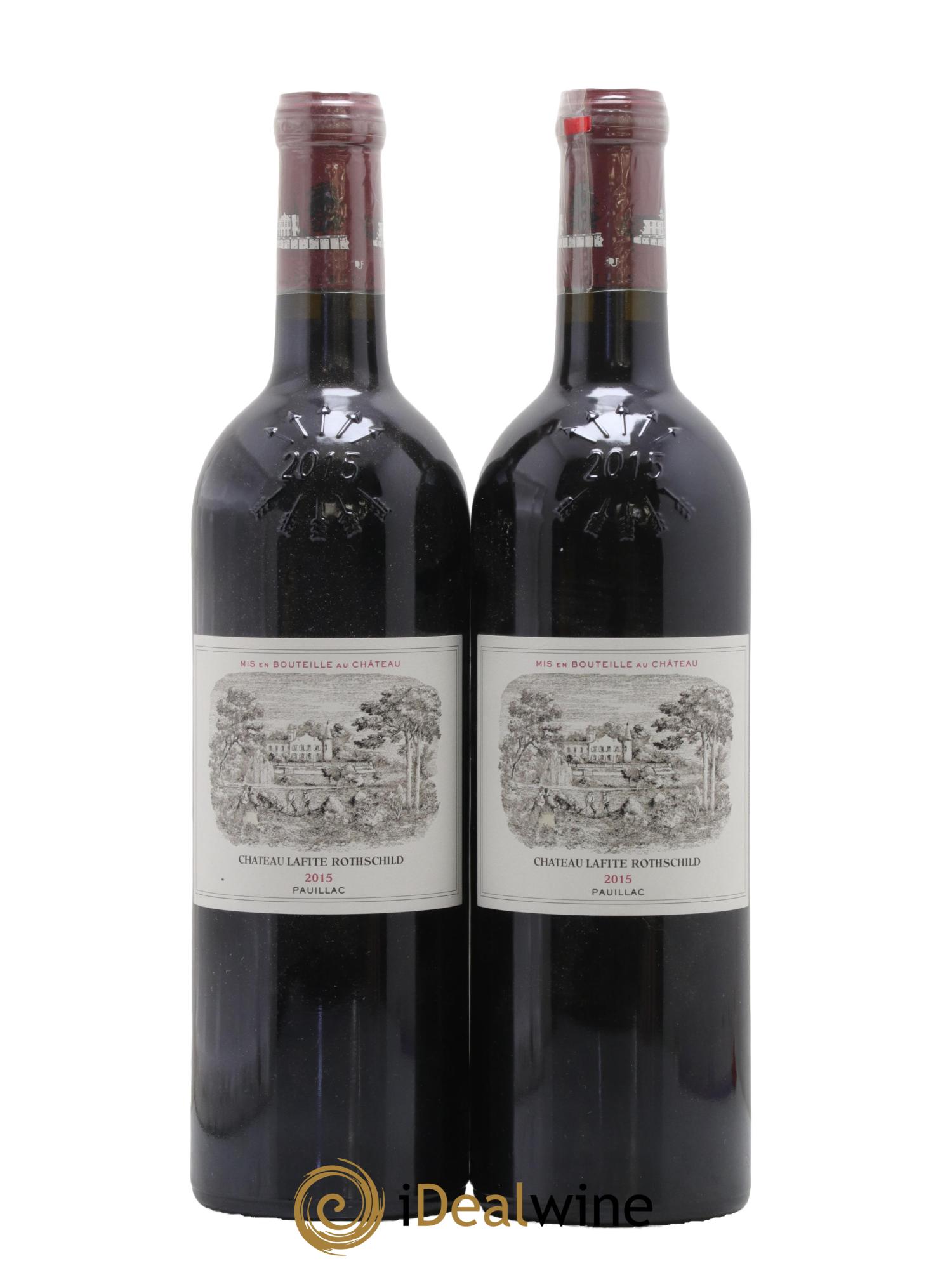 Château Lafite Rothschild 1er Grand Cru Classé  2015 - Lot de 2 bouteilles - 0