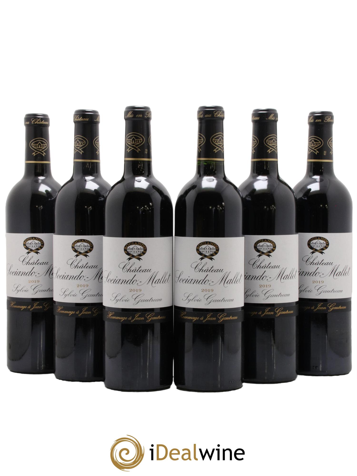 Château Sociando Mallet 2019 - Lot de 6 bouteilles - 0