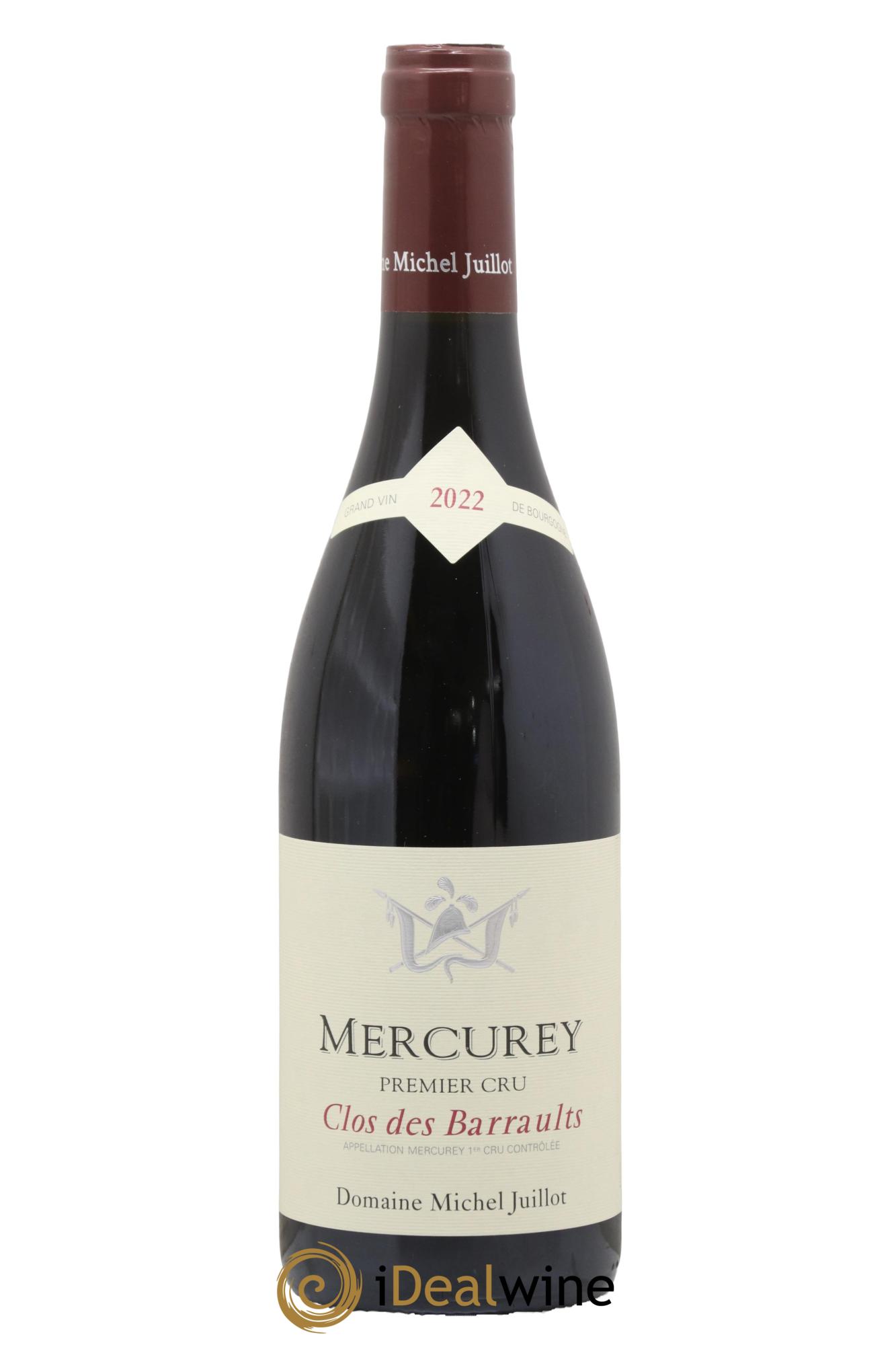Mercurey 1er Cru Clos des Barraults Michel Juillot (Domaine) 2022 - Lot de 1 bouteille - 0
