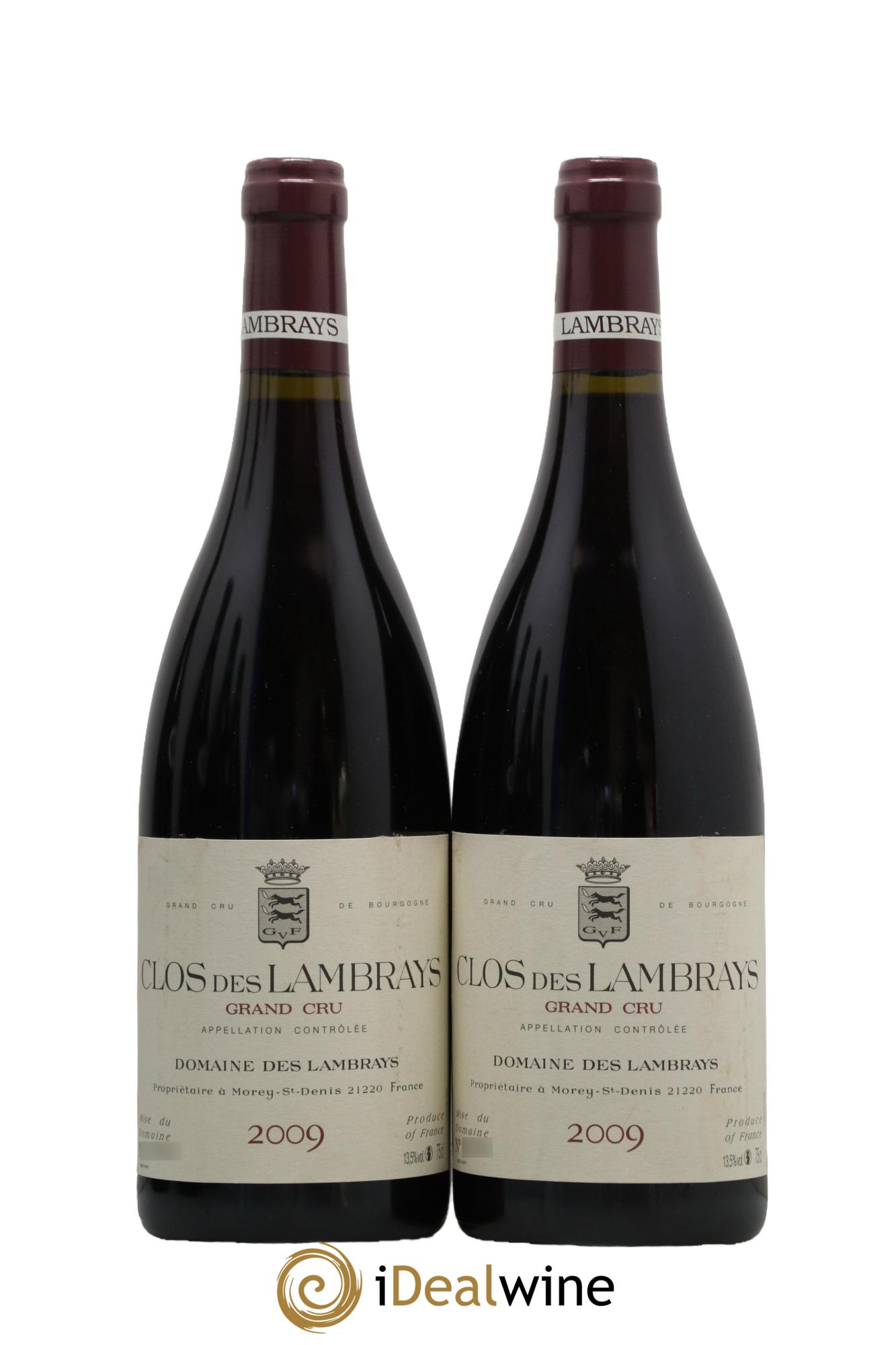 Clos des Lambrays Grand Cru Domaine des Lambrays 2009 - Lotto di 2 bottiglie - 0