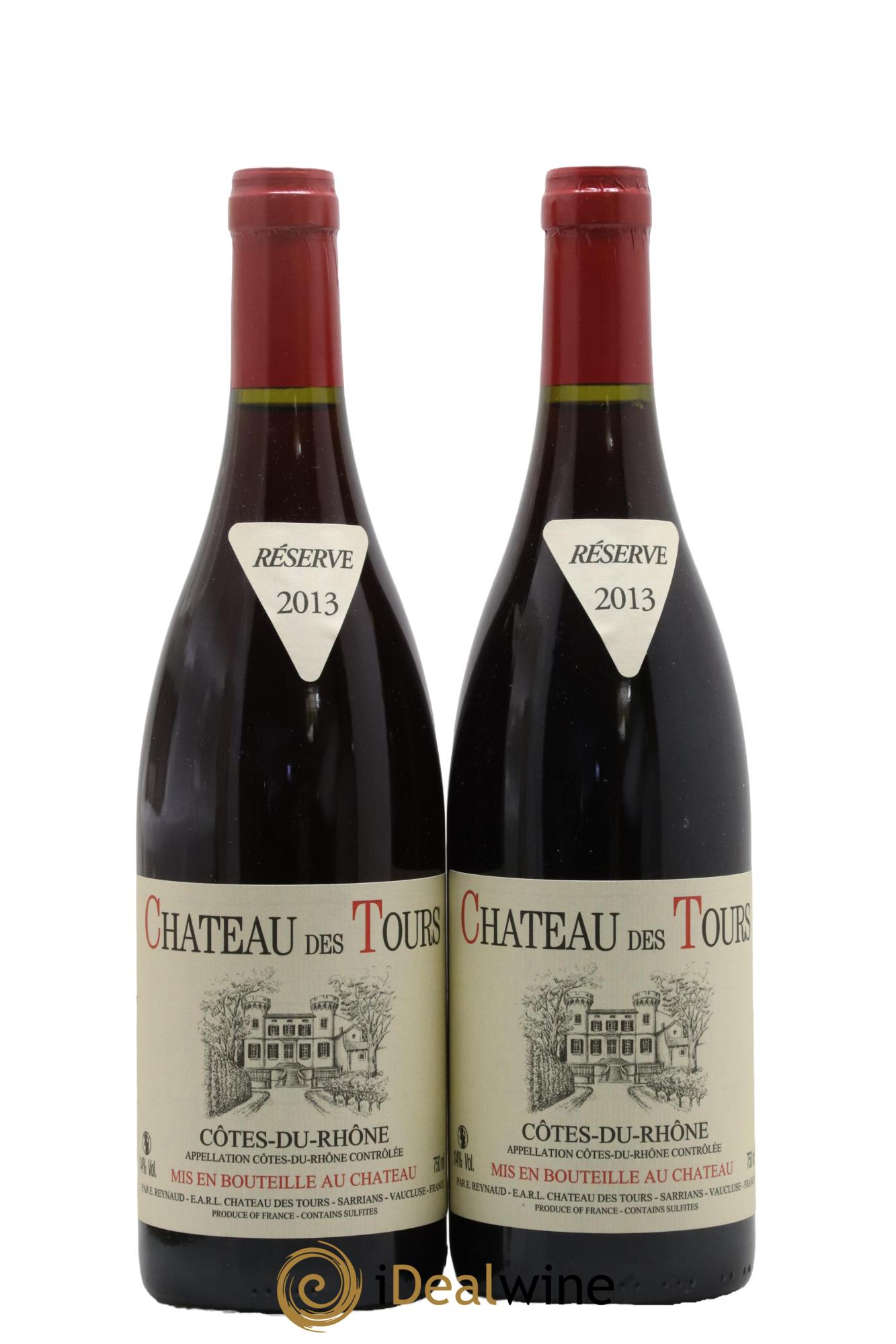 Côtes-du-Rhône Château des Tours Emmanuel Reynaud 2013 - Lotto di 2 bottiglie - 0