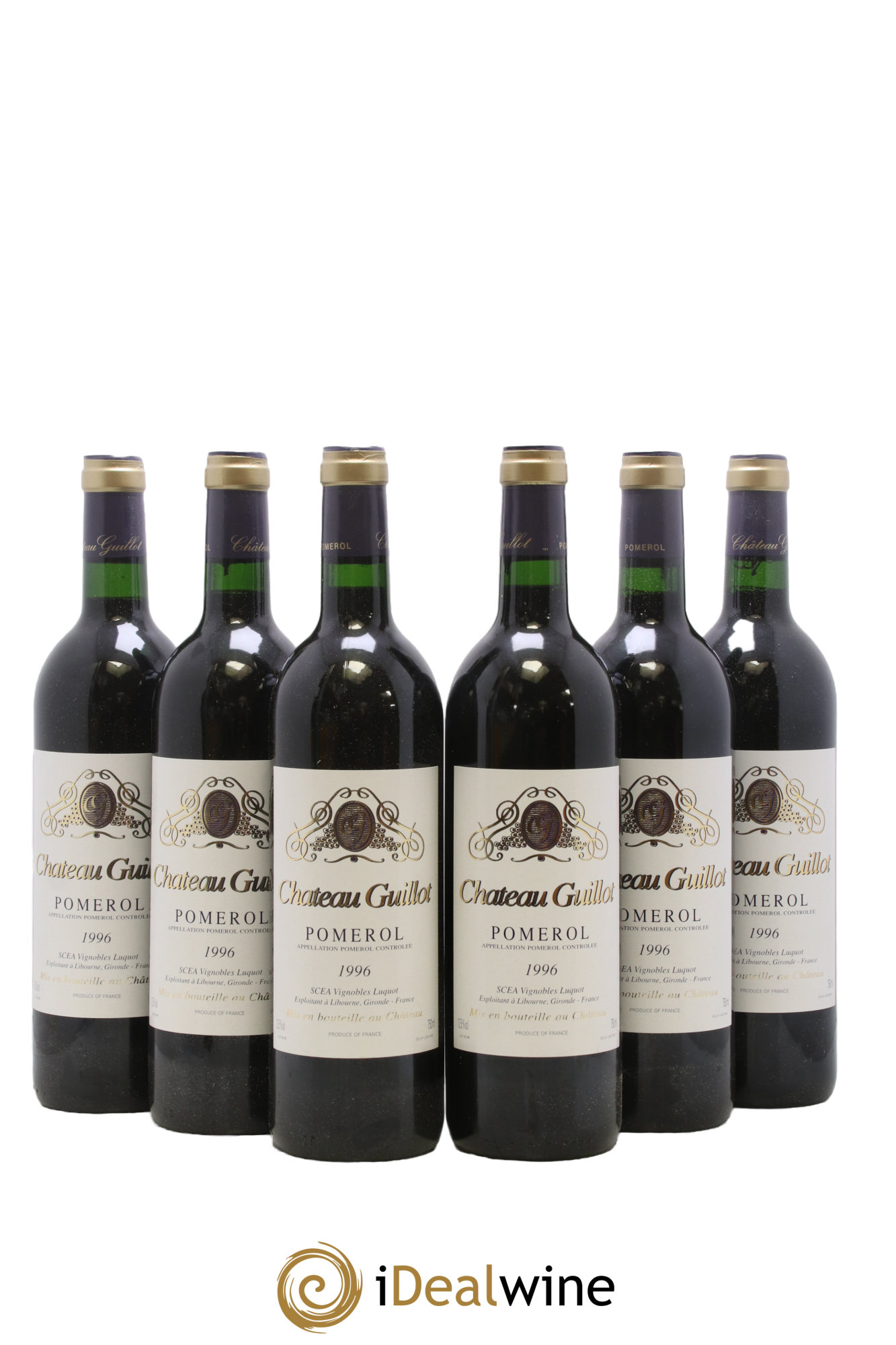 Château Guillot 1996 - Lot of 6 bottles - 0