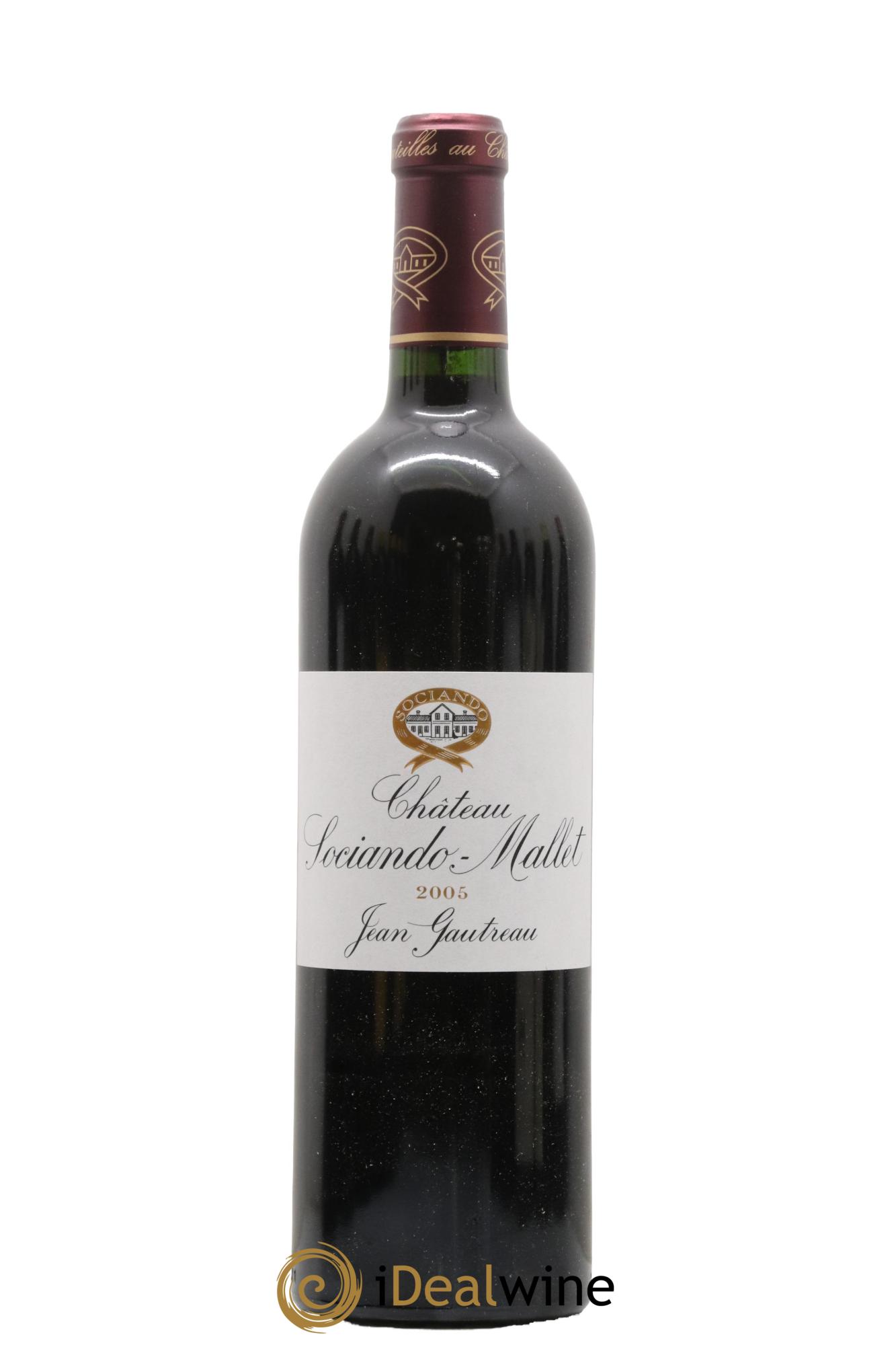 Château Sociando Mallet 2005 - Lot de 1 bouteille - 0