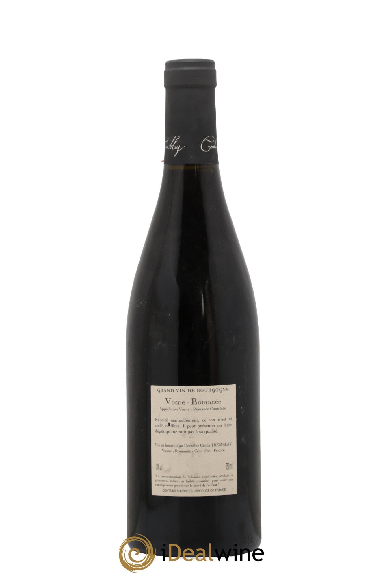 Vosne-Romanée Vieilles Vignes Cécile Tremblay 2012 - Lotto di 1 bottiglia - 1