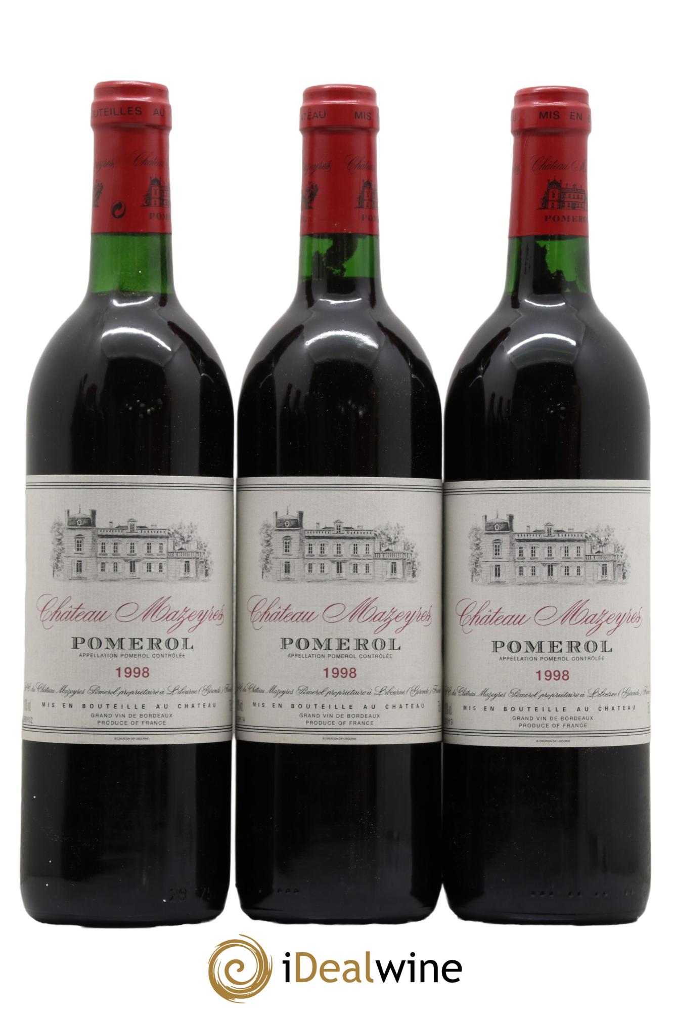 Château Mazeyres 1998 - Lot de 6 bouteilles - 2