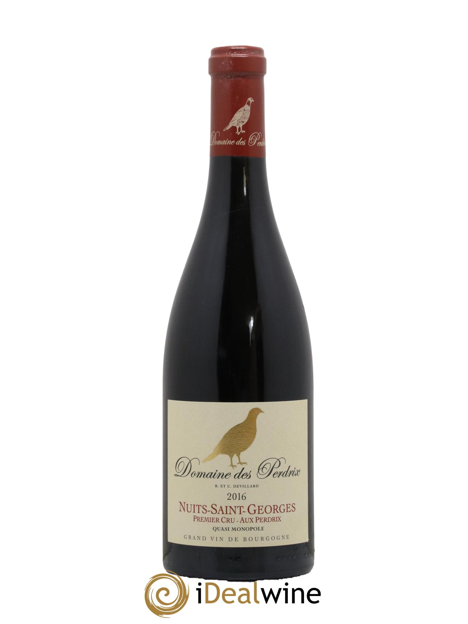 Nuits-Saint-Georges 1er Cru Aux Perdrix Perdrix (Domaine des) 2016 - Lotto di 1 bottiglia - 0