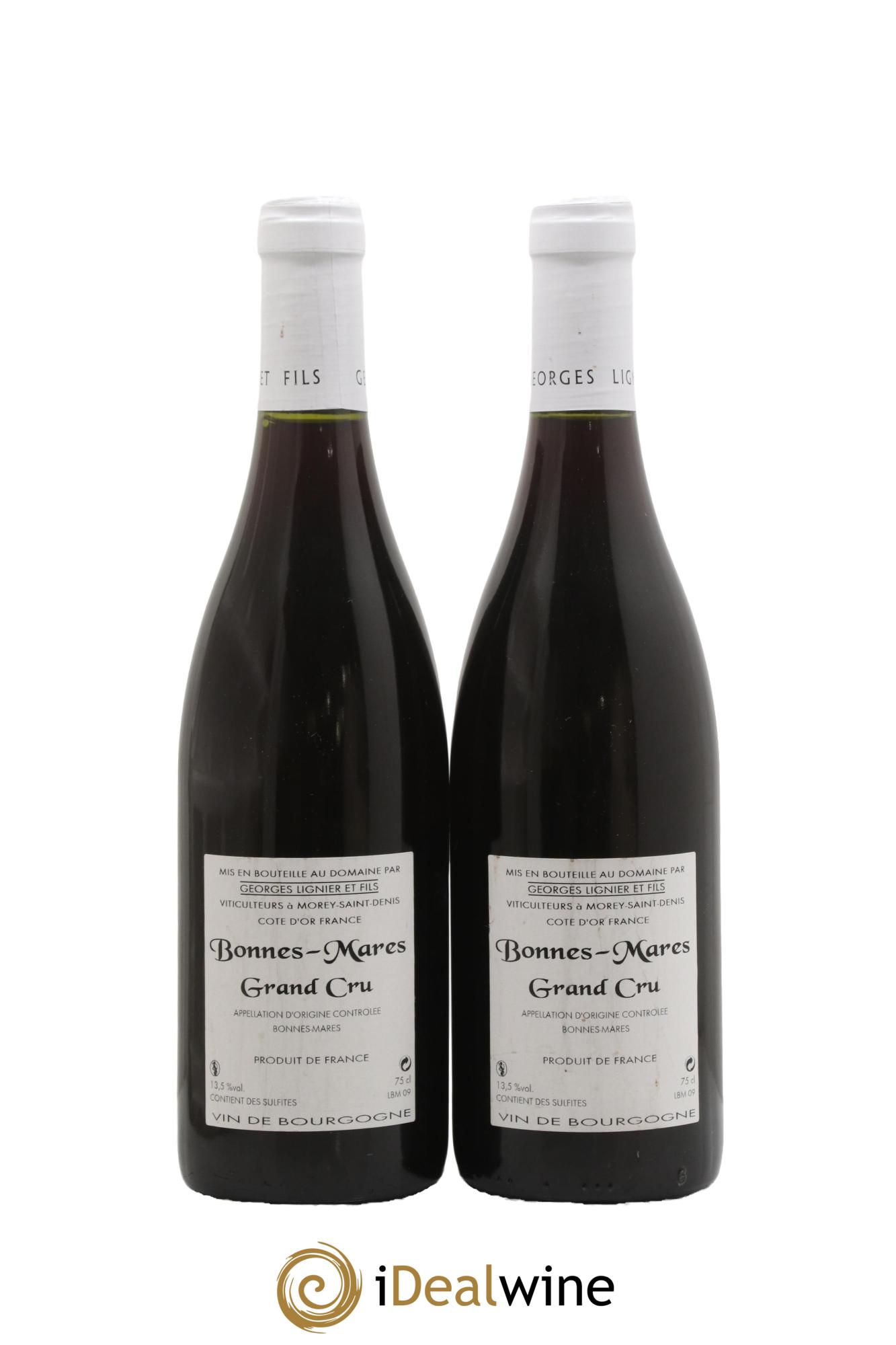 Bonnes-Mares Grand Cru Georges Lignier (Domaine) 2009 - Posten von 2 Flaschen - 1