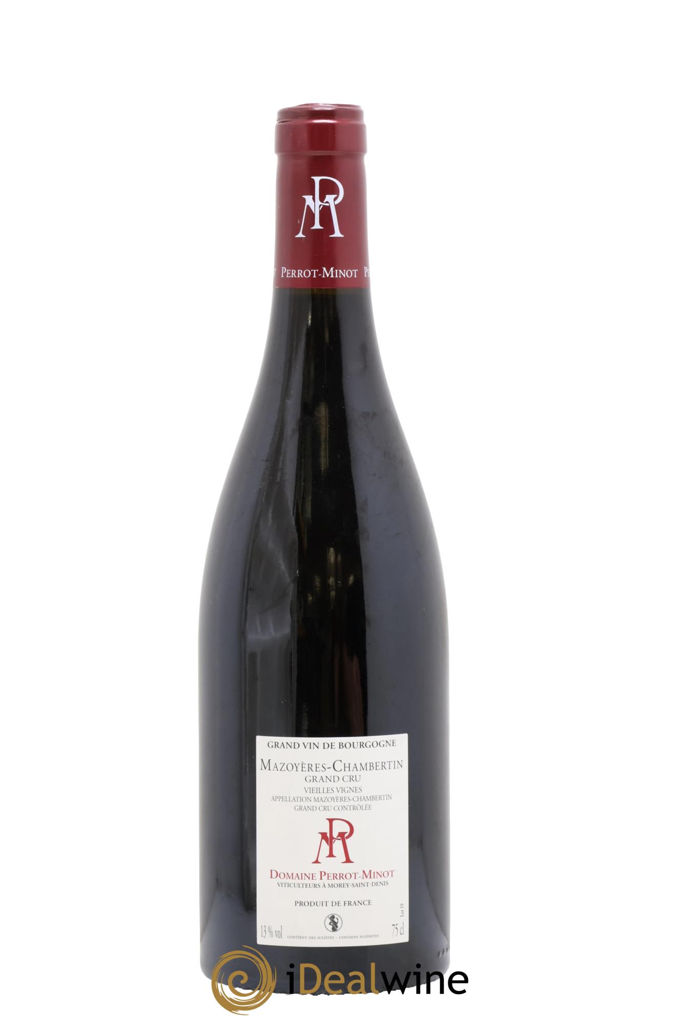 Mazoyères-Chambertin Grand Cru Vieilles Vignes Perrot-Minot 2018 - Lot de 1 bouteille - 1