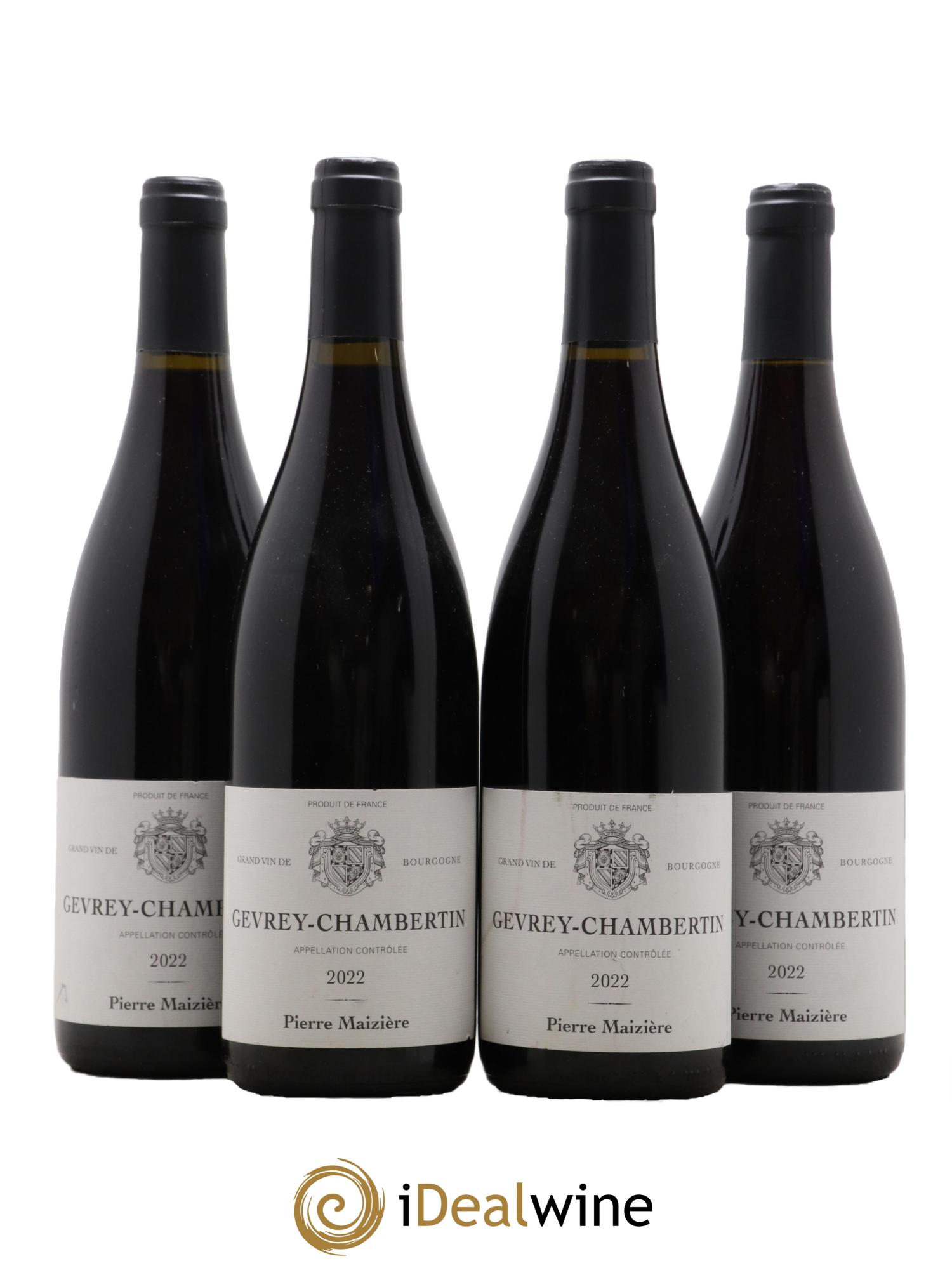 Gevrey-Chambertin Domaine Pierre Maiziere 2022 - Lot of 4 bottles - 0