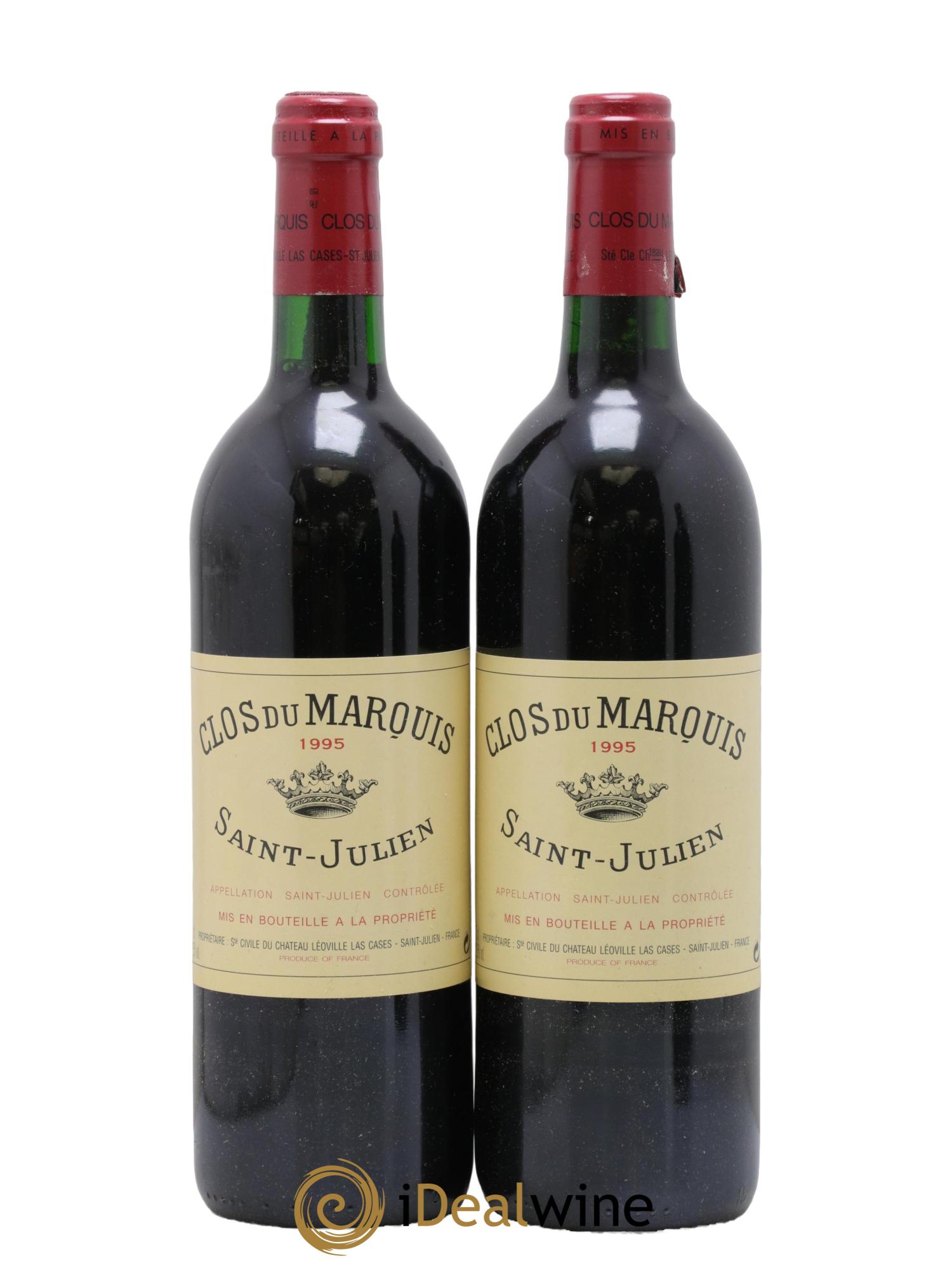 Clos du Marquis 1995 - Lot de 2 bouteilles - 0