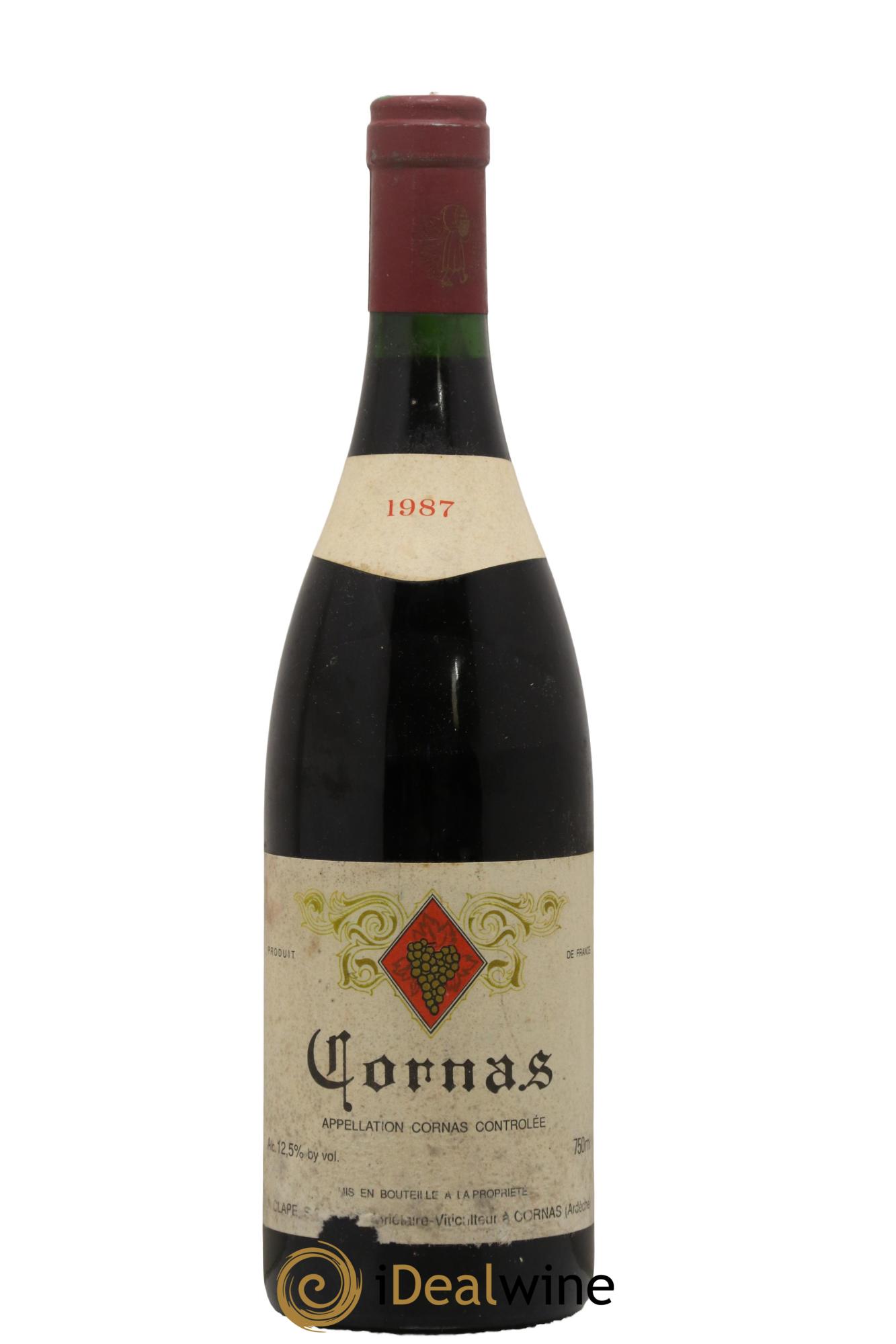 Cornas Auguste Clape 1987 - Posten von 1 Flasche - 0