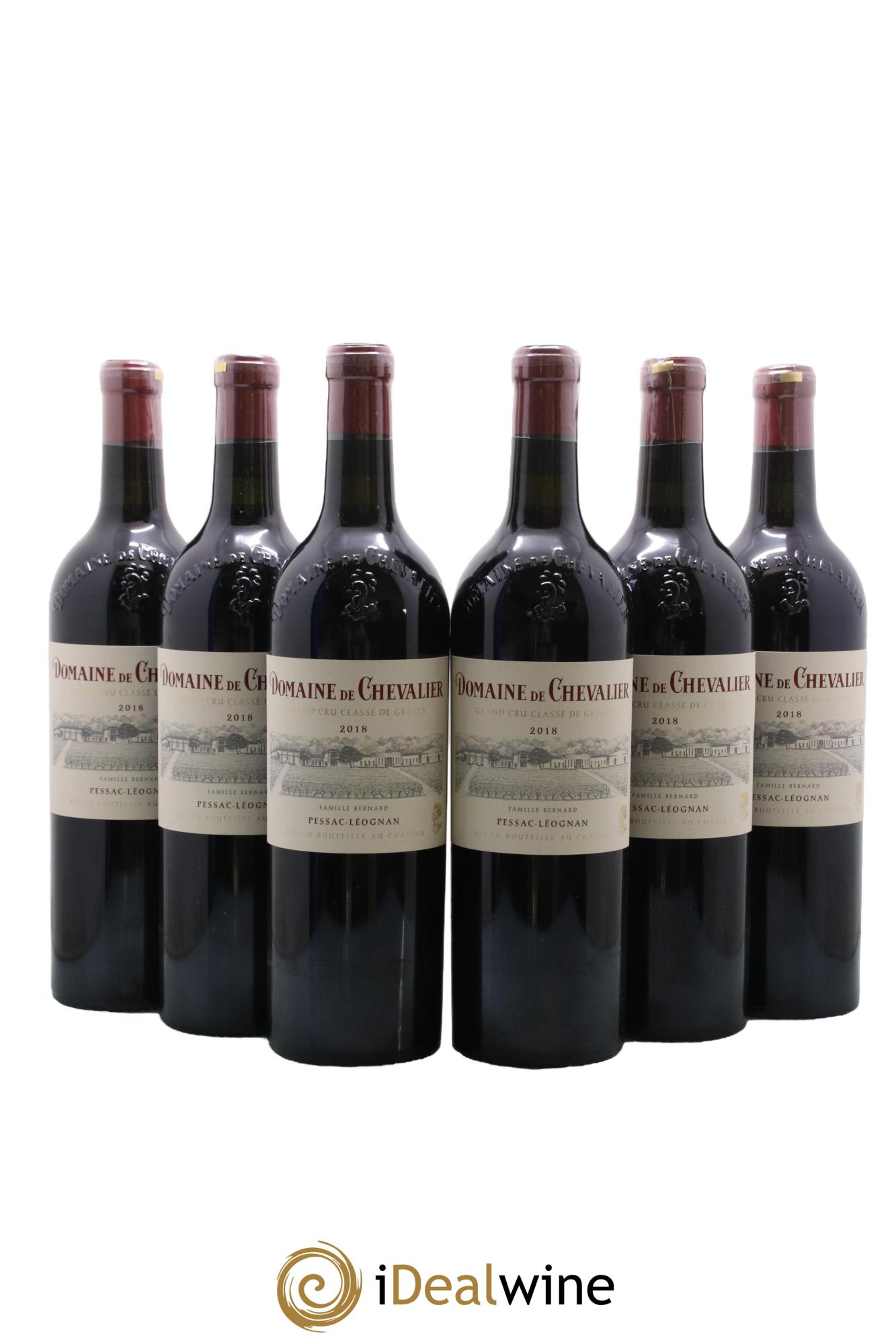 Domaine de Chevalier Cru Classé de Graves 2018 - Lot de 6 bouteilles - 0