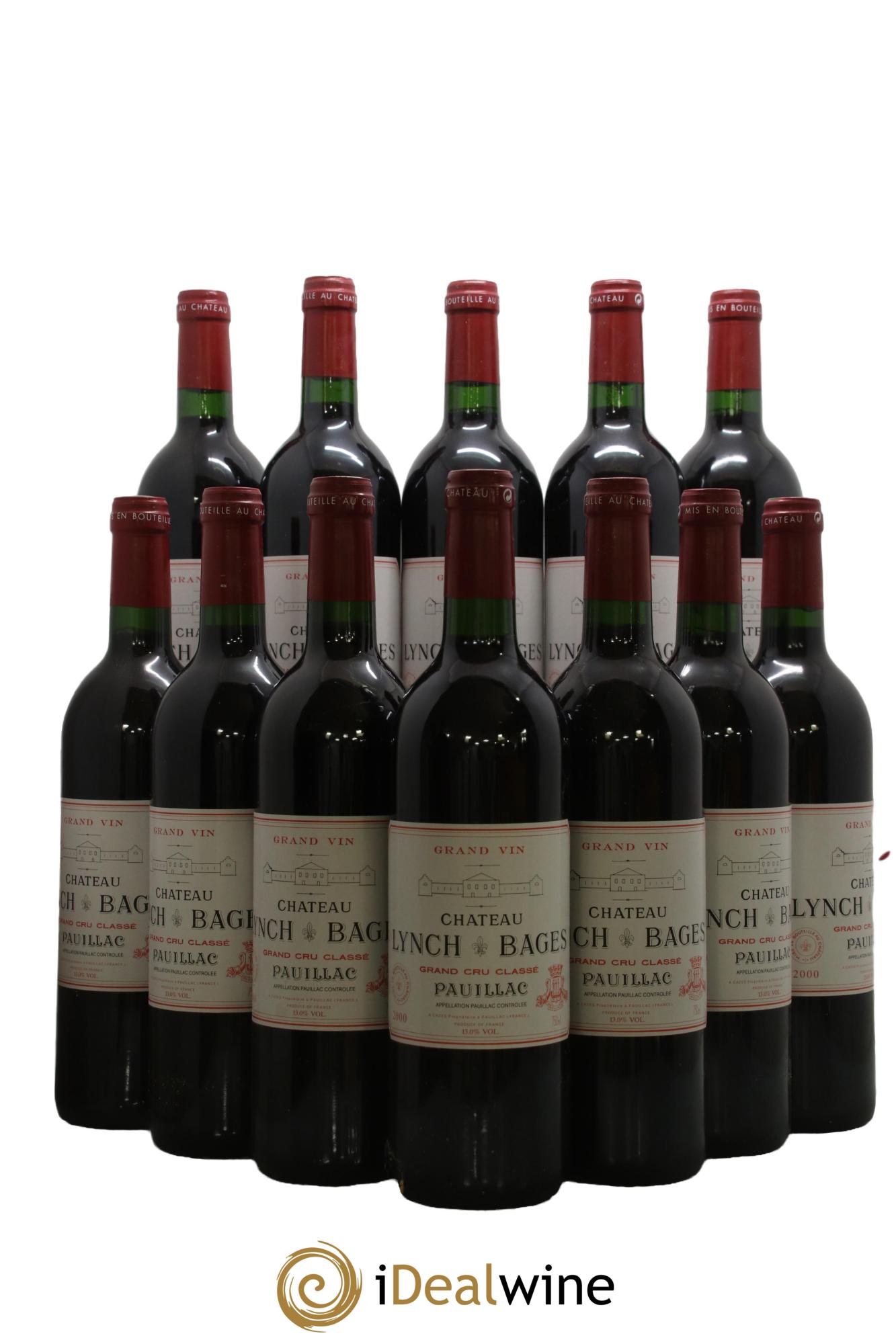 Château Lynch Bages 5ème Grand Cru Classé 2000 - Lot of 12 bottles - 0