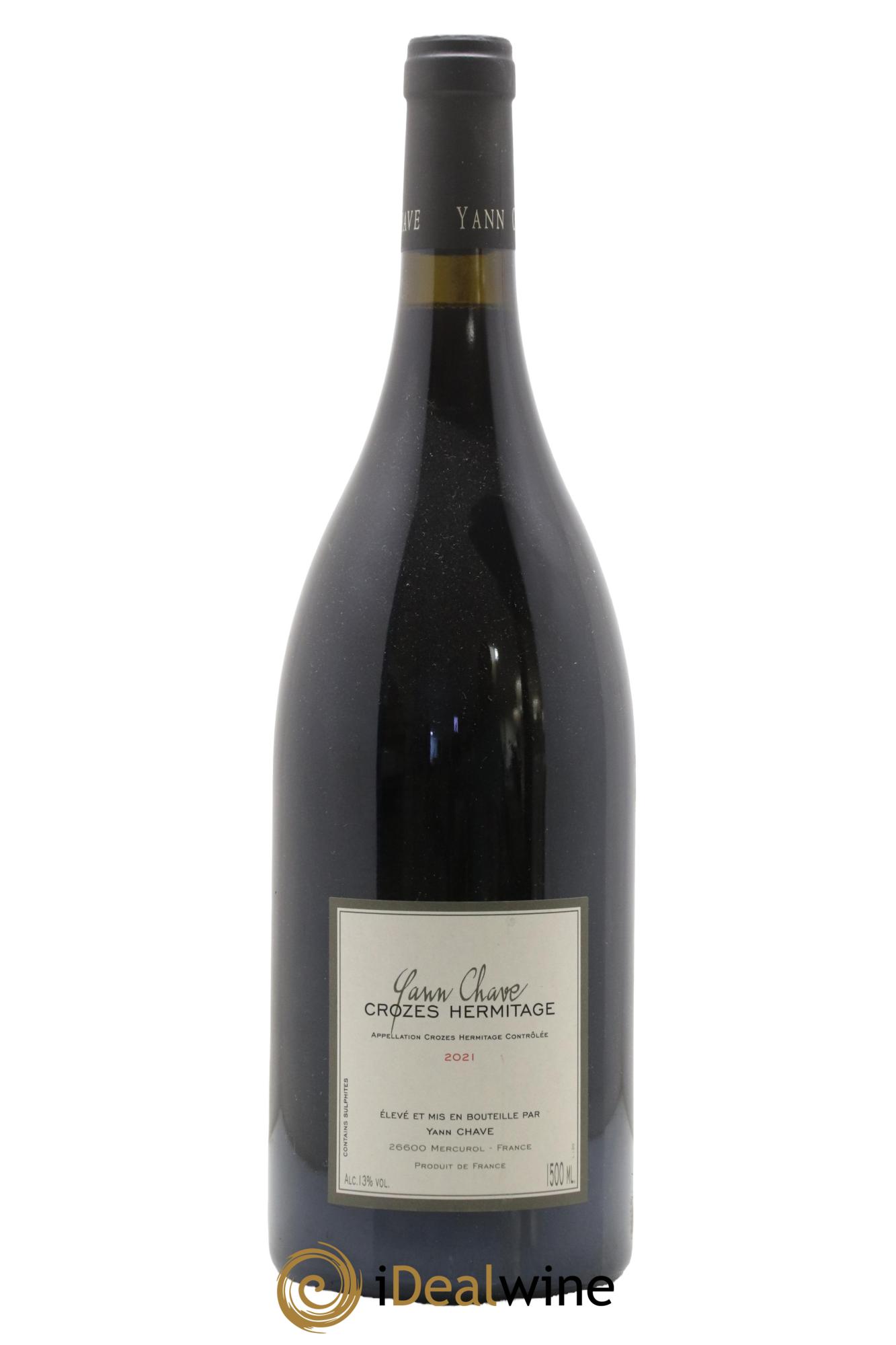 Crozes-Hermitage Yann Chave 2021 - Lot de 1 magnum - 0