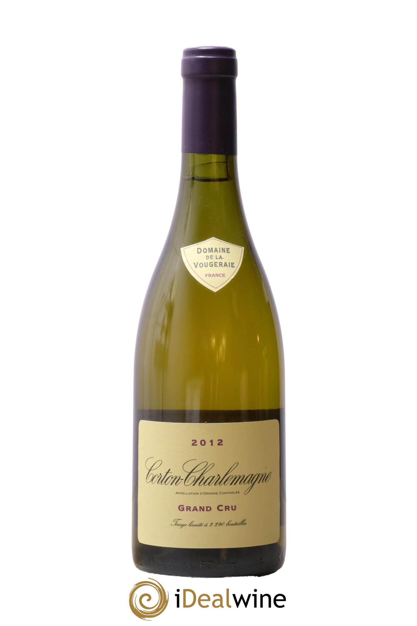Corton-Charlemagne Grand Cru Le Charlemagne La Vougeraie 2012 - Lot de 1 bouteille - 0