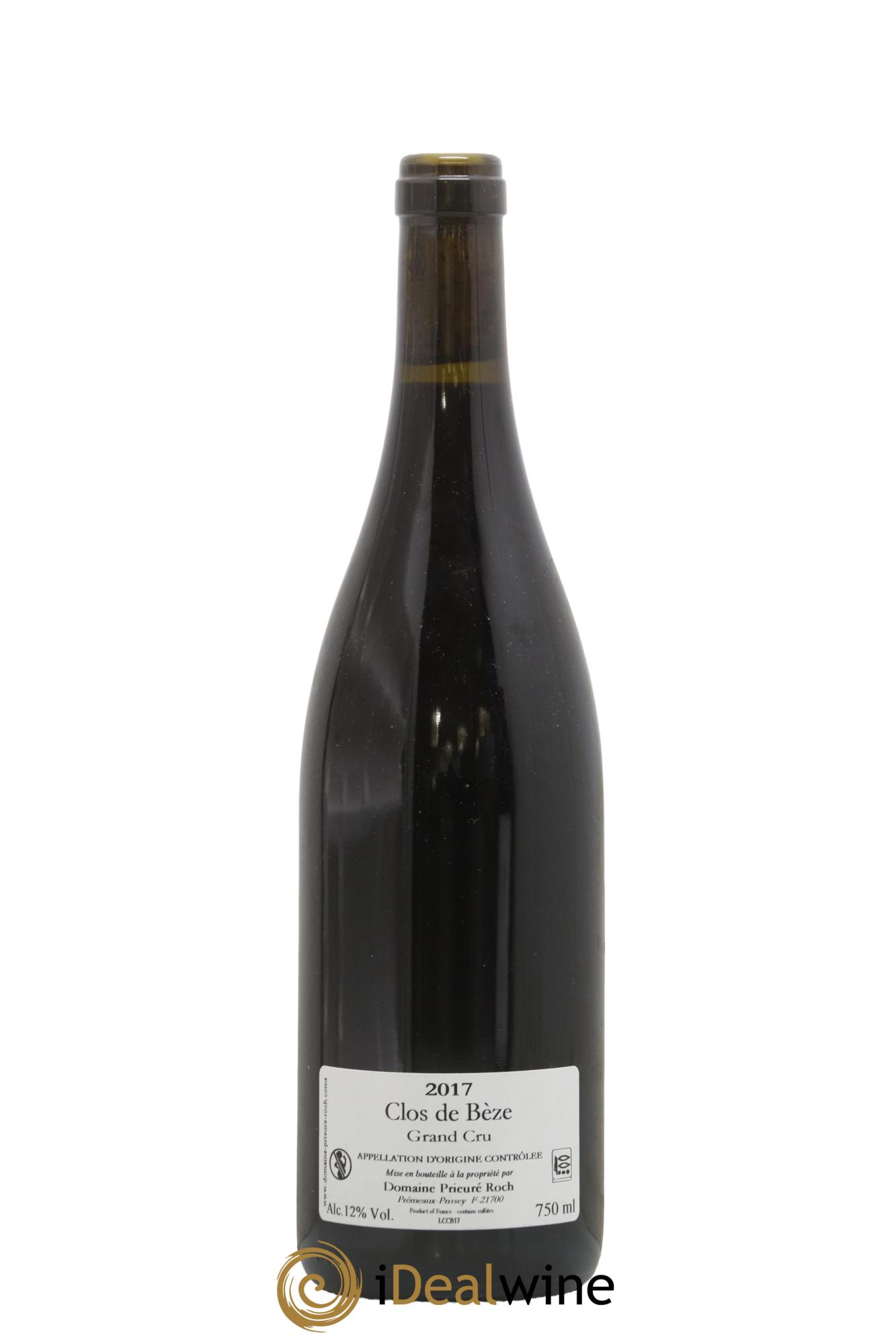 Chambertin Clos de Bèze Grand Cru Prieuré Roch 2017 - Lot de 1 bouteille - 1