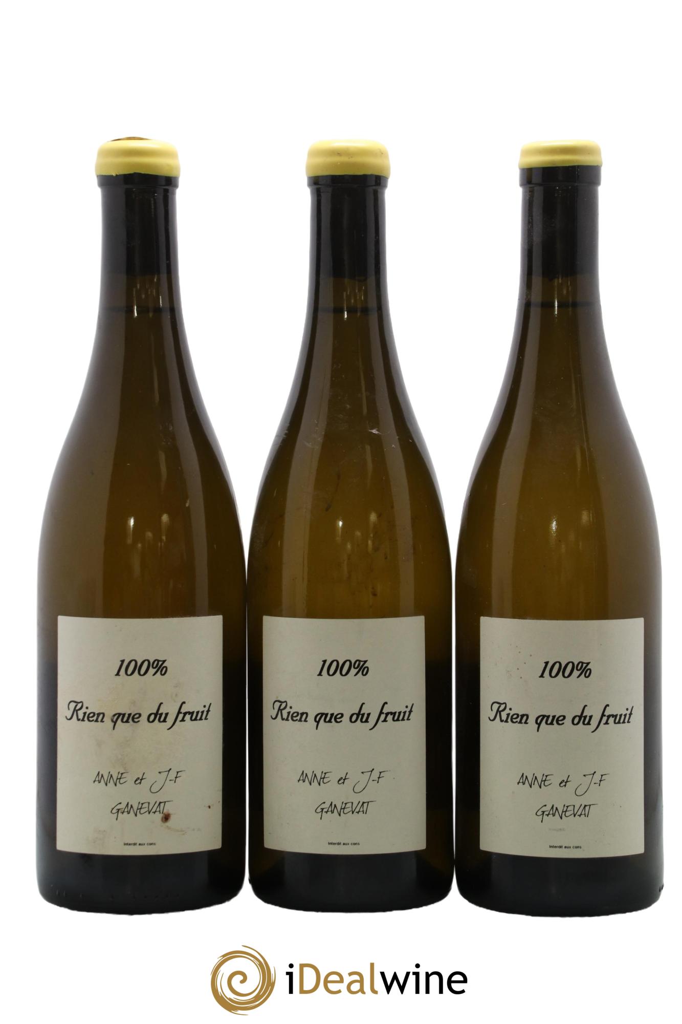 Vin de France 100% Rien que du fruit Anne et Jean François Ganevat - Lot de 3 bouteilles - 0