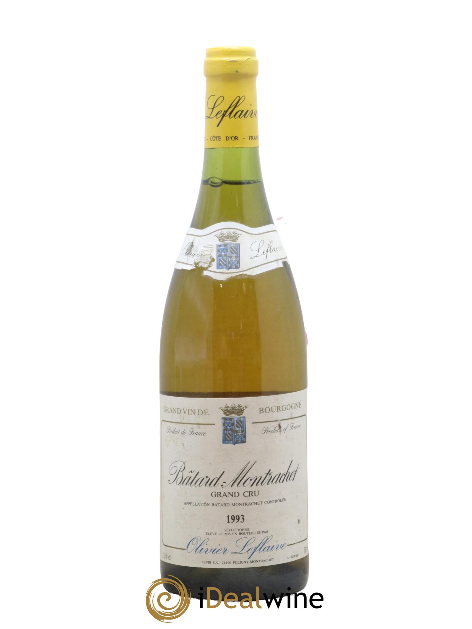 Bâtard-Montrachet Grand Cru Olivier Leflaive 1993 - Lot de 1 bouteille - 0