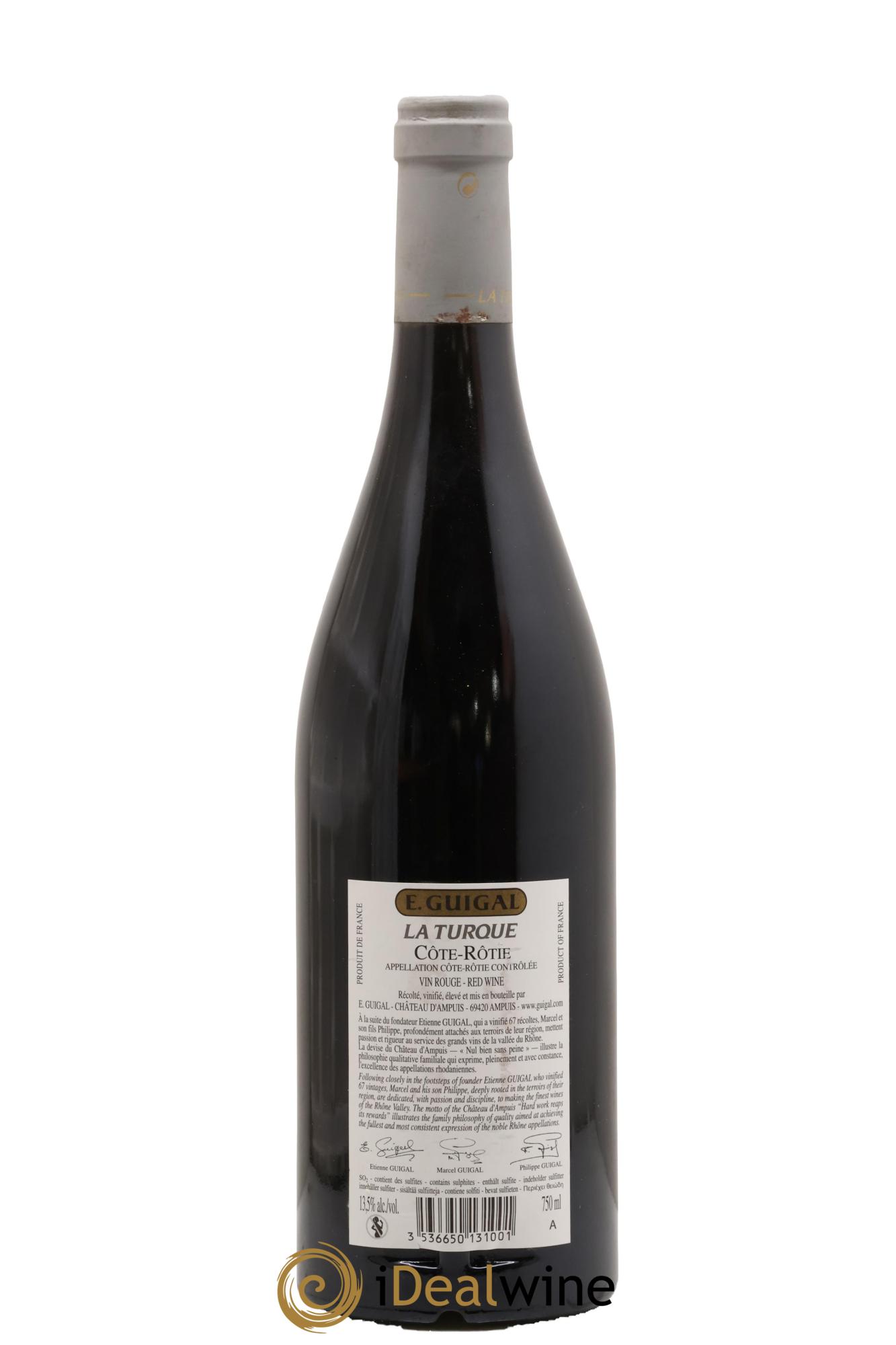 Côte-Rôtie La Turque Guigal 2010 - Lot de 1 bouteille - 1