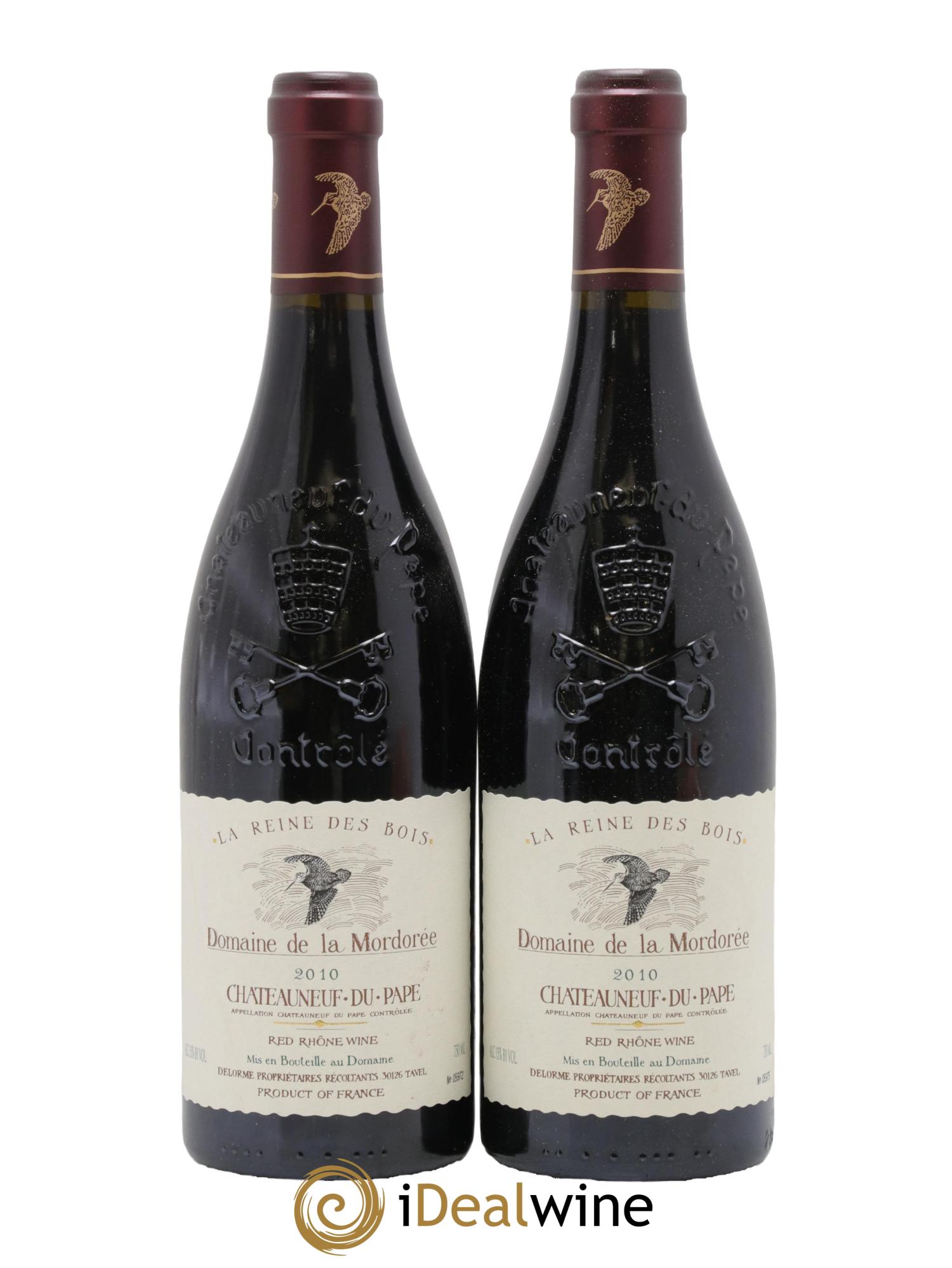 Châteauneuf-du-Pape Domaine de La Mordorée (Domaine de) 2010 - Lot de 2 bouteilles - 0