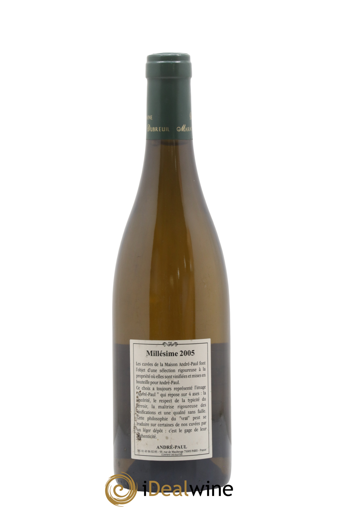Ladoix 1er Cru Les Gréchons Domaine Maratray-Dubreuil 2005 - Lot de 1 bouteille - 1