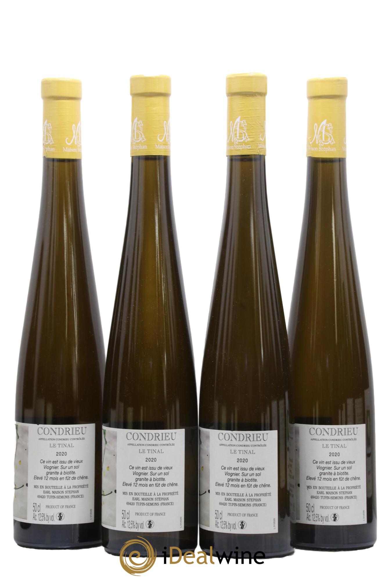 Condrieu Le Tinal Jean-Michel Stephan 2020 - Lotto di 4 formati 50cl - 1