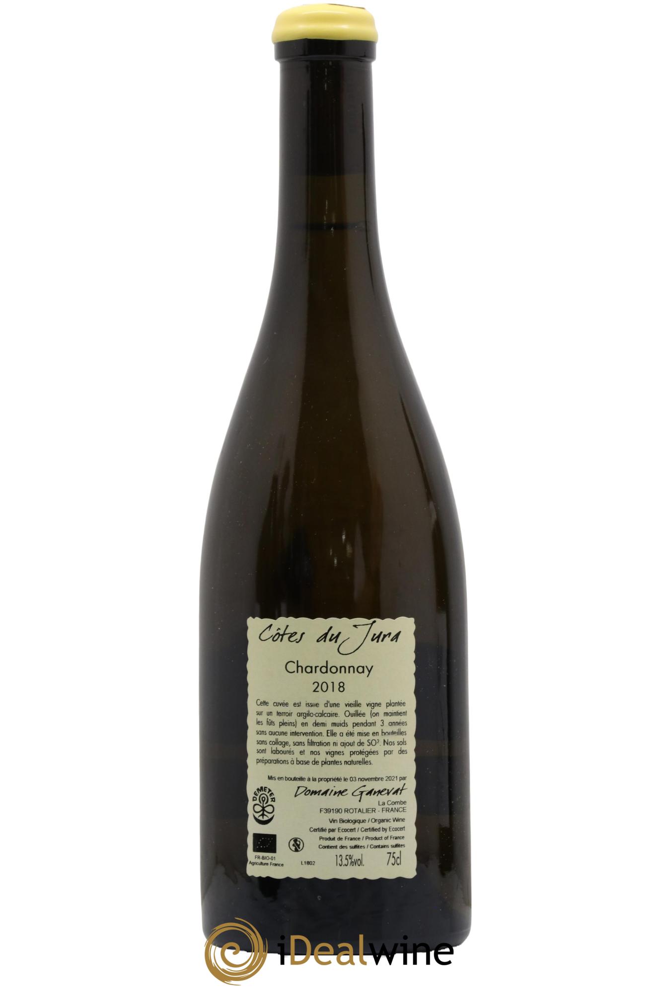 Côtes du Jura Les Chamois du Paradis Jean-François Ganevat (Domaine) 2018 - Lot de 1 bouteille - 1