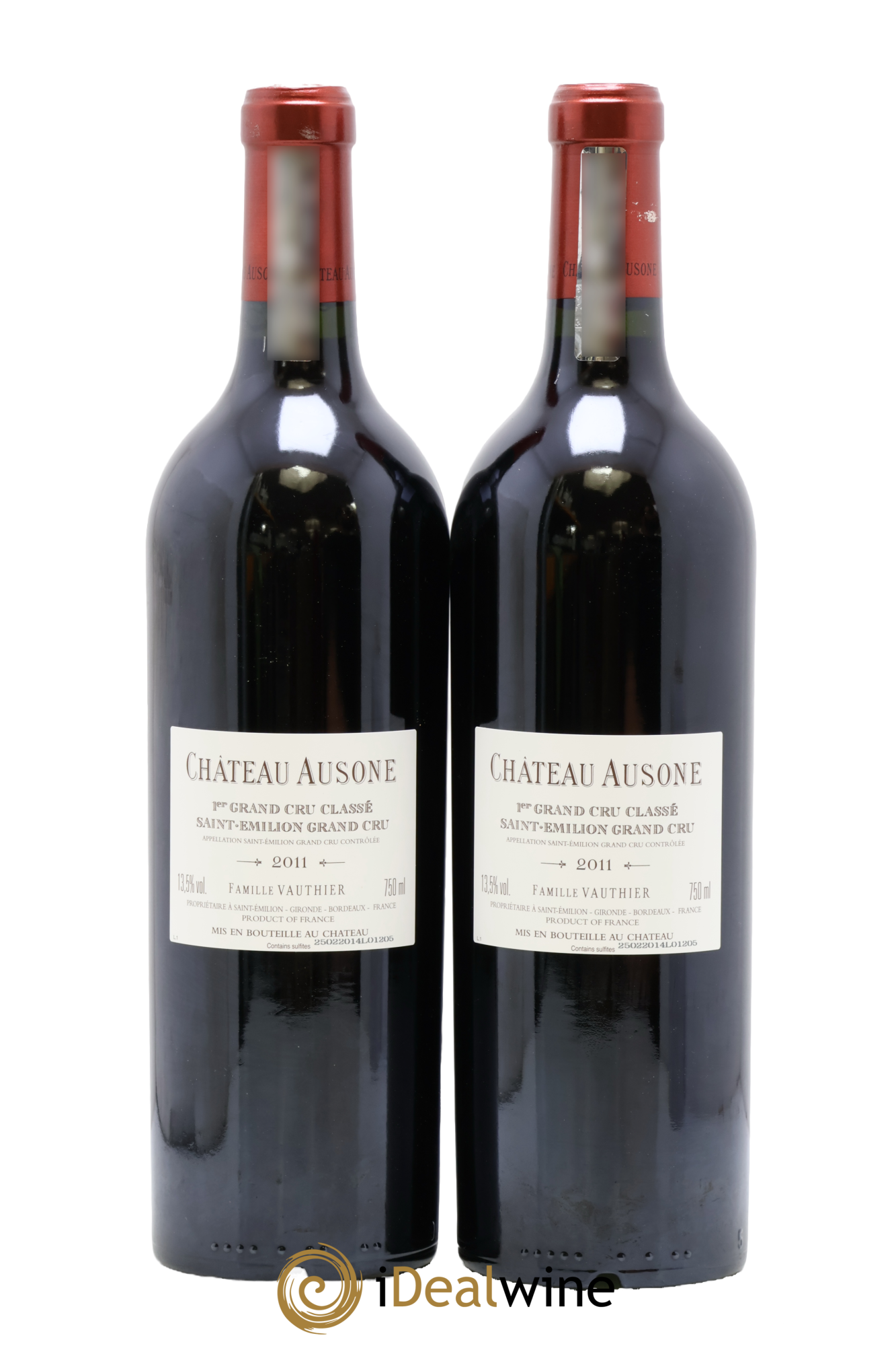 Château Ausone 1er Grand Cru Classé A 2011 - Lot of 2 bottles - 1