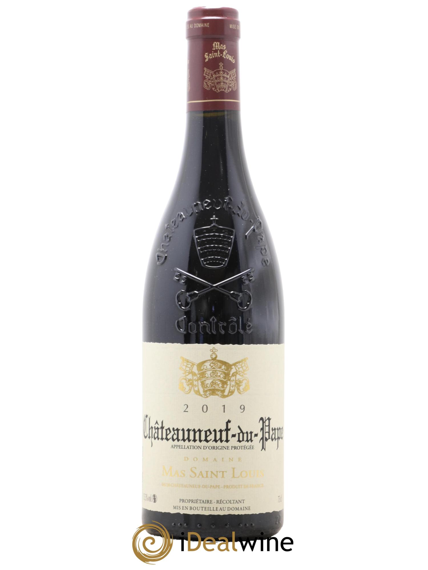 Châteauneuf-du-Pape Tradition Mas Saint-Louis 2019 - Lot de 1 bouteille - 0