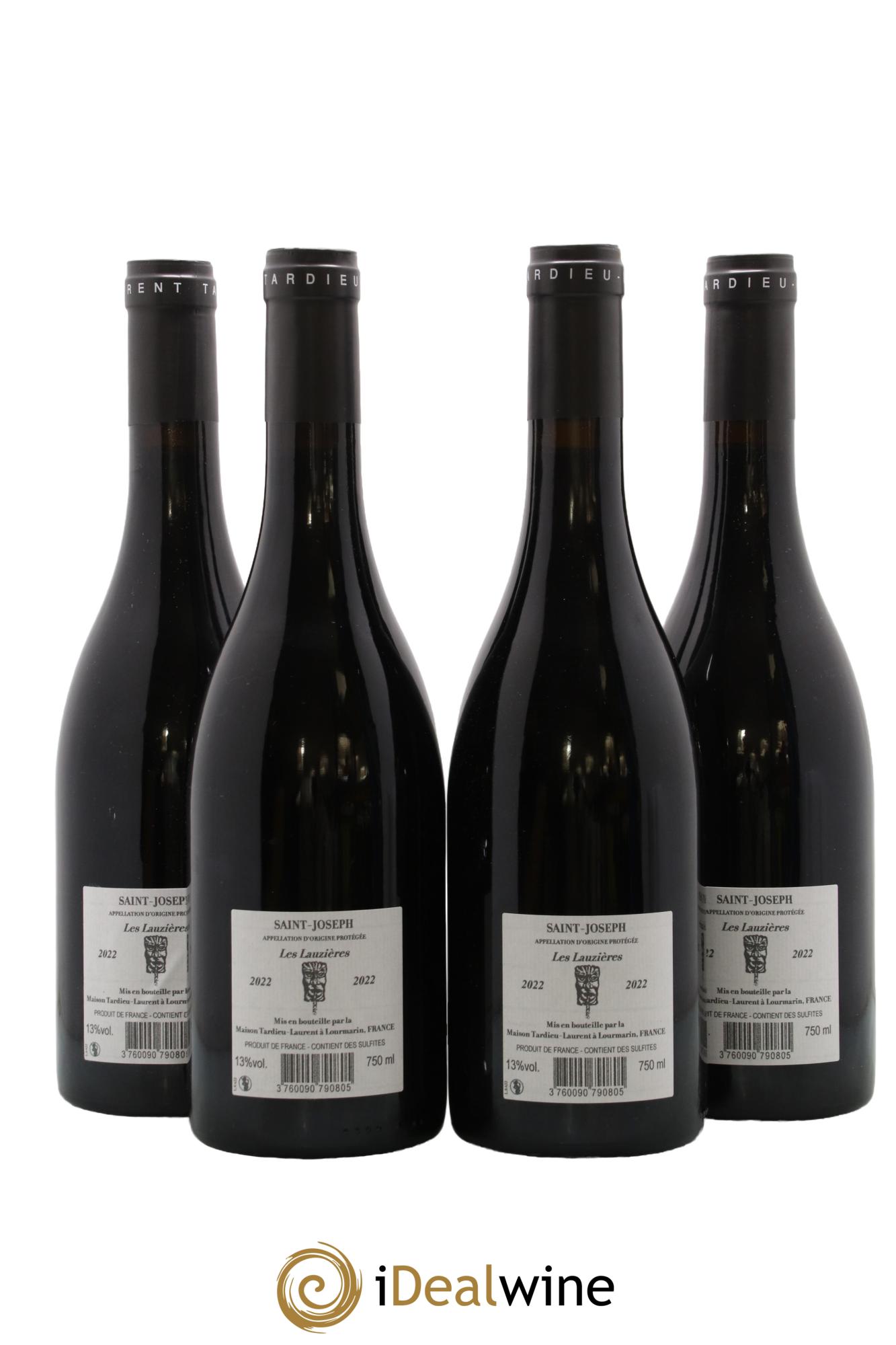 Saint-Joseph Lauzieres Tardieu Laurent 2022 - Lot de 4 bouteilles - 1