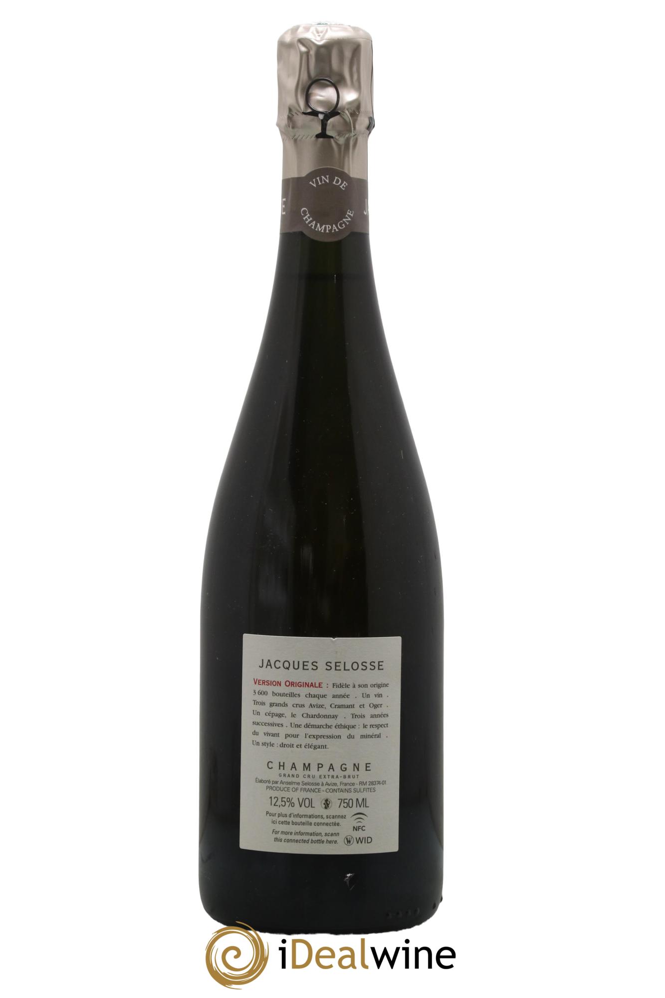 Version Originale Jacques Selosse - Posten von 1 Flasche - 1