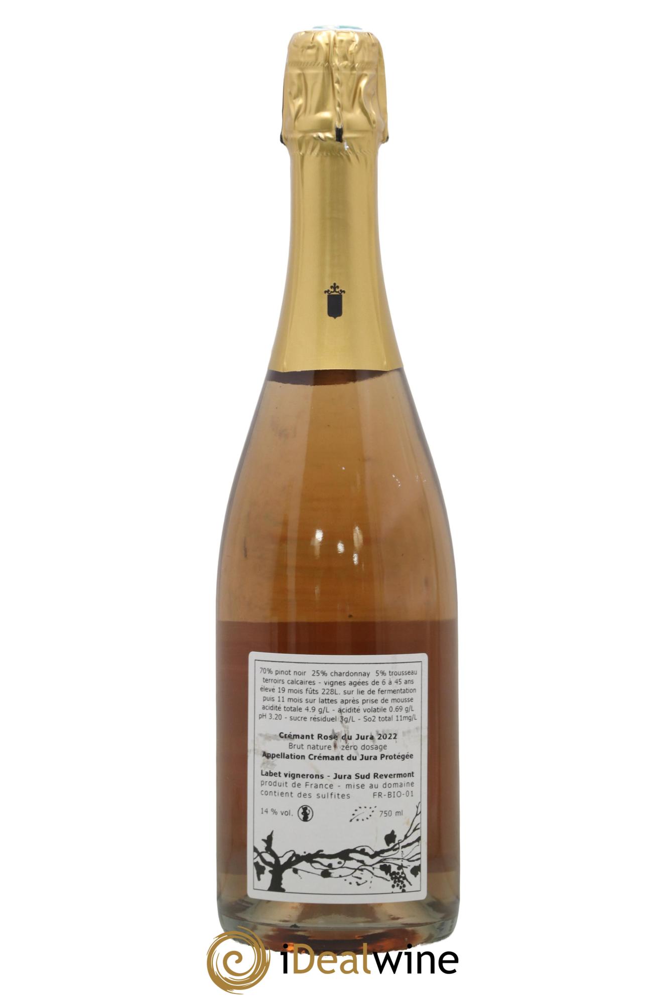 Crémant du Jura Romain - Julien - Charline Labet 2022 - Lotto di 1 bottiglia - 1