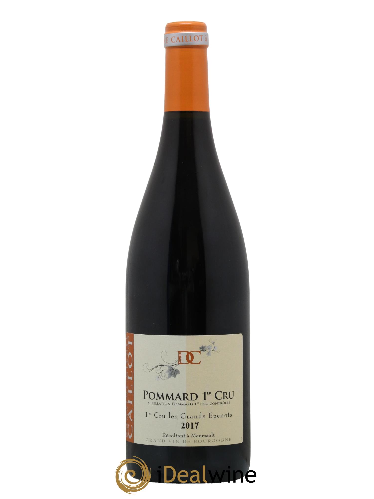 Pommard 1er Cru Les grands epenots Michel Caillot 2017 - Lot de 1 bouteille - 0