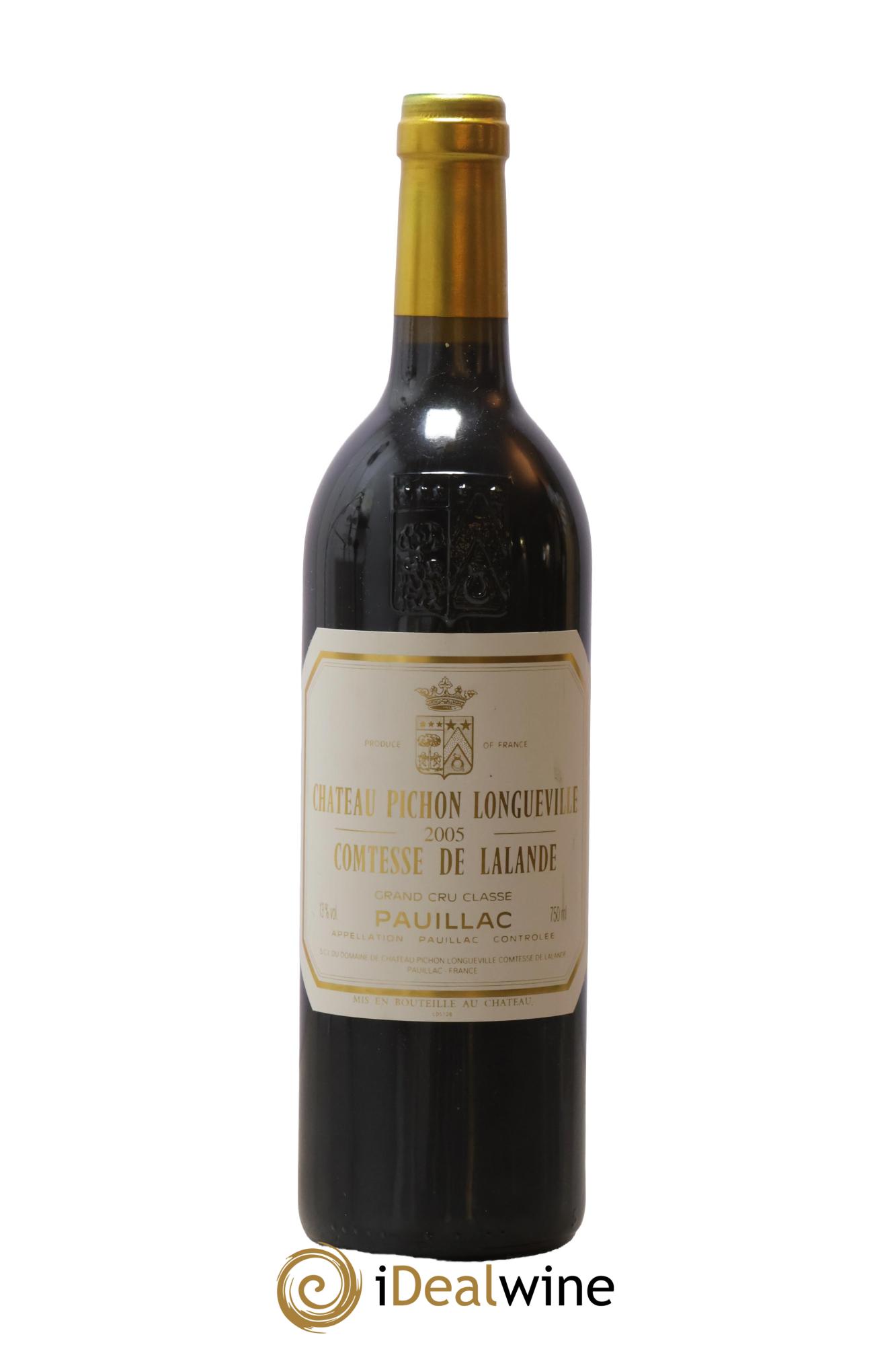 Château Pichon Longueville Comtesse de Lalande 2ème Grand Cru Classé 2005 - Lot de 1 bouteille - 0